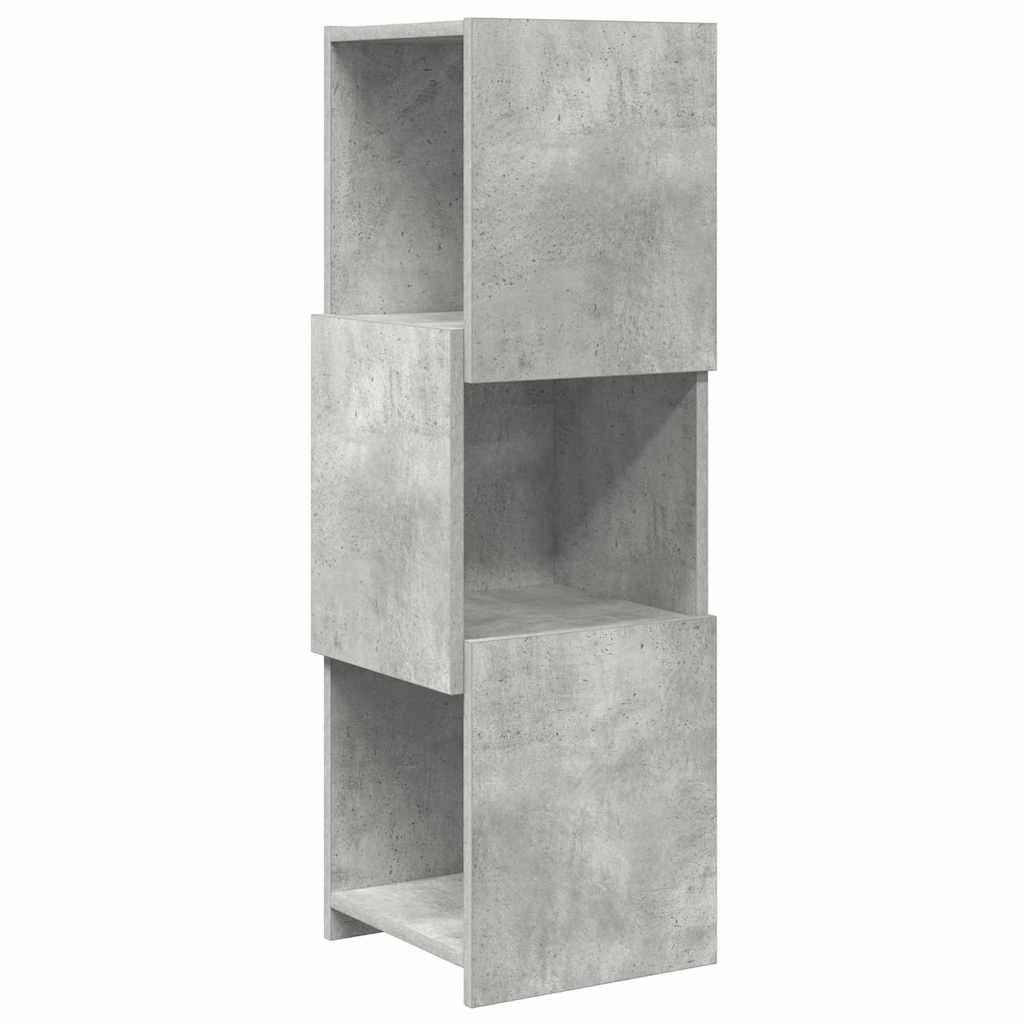 Hjørneskap Betonggrå 30,5x30x95cm Konstruert tre