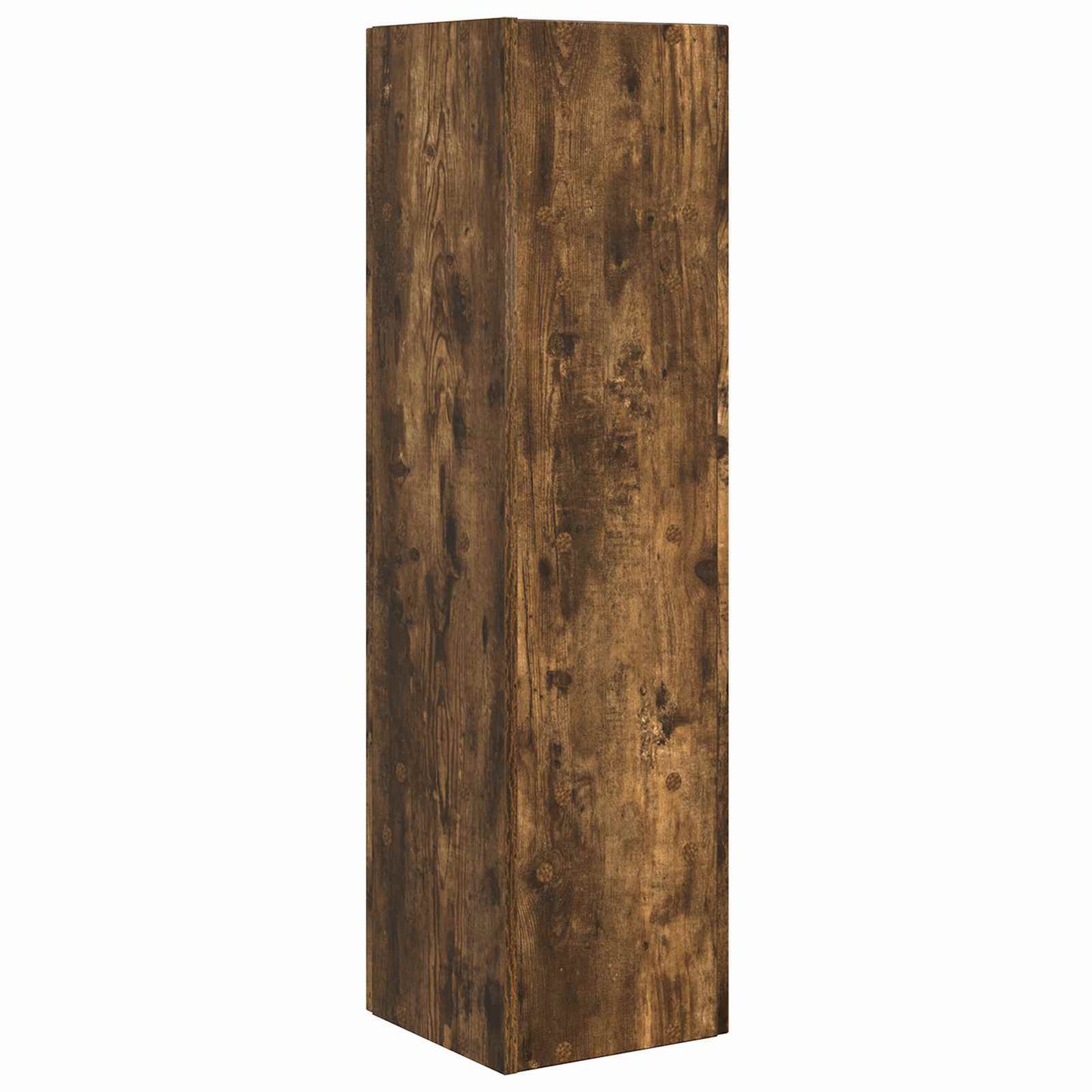 Hjørneskap Røkt eik 27,5x27x102cm Konstruert tre