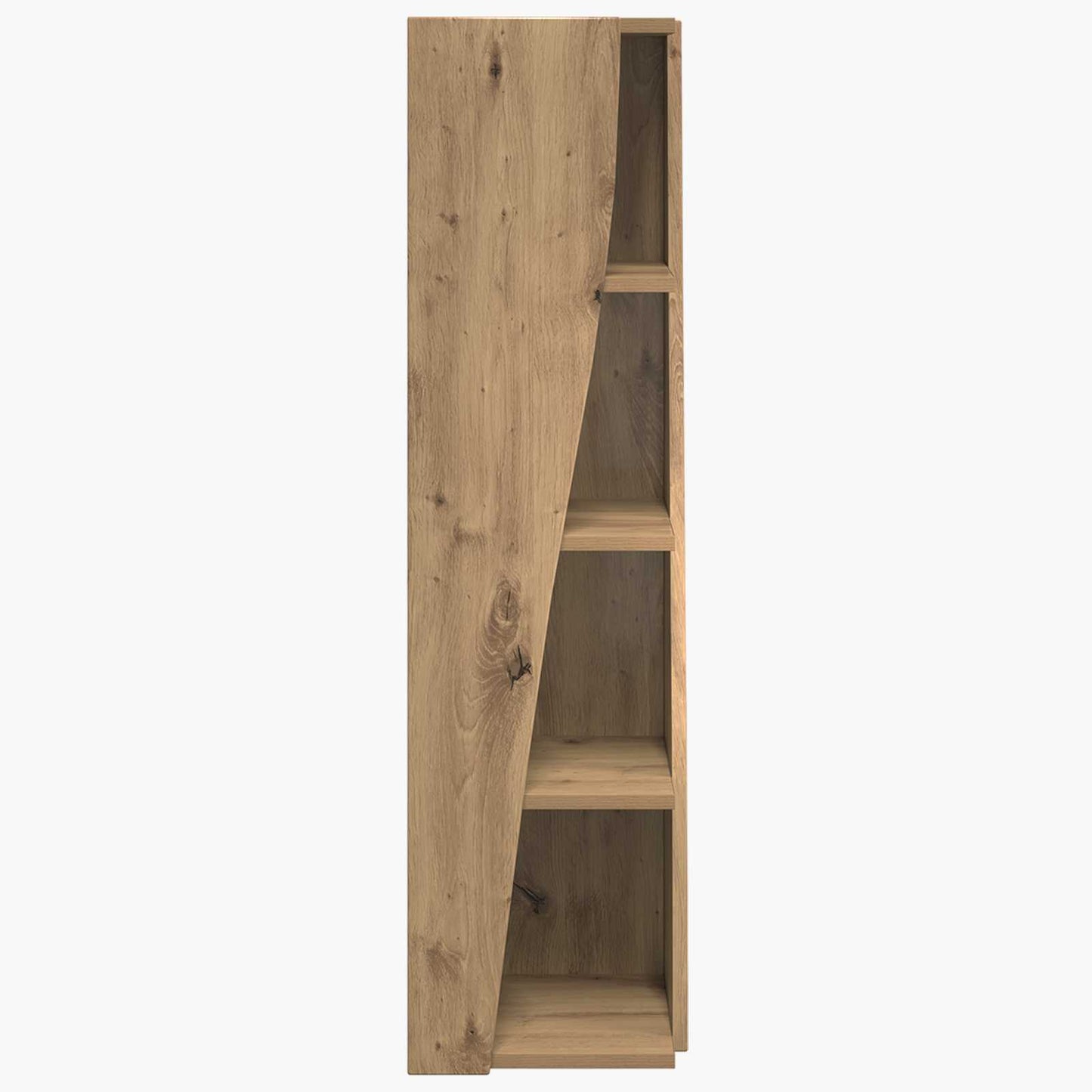 Hjørneskap 27,5x27x102cm Konstruert tre Artisan Eik