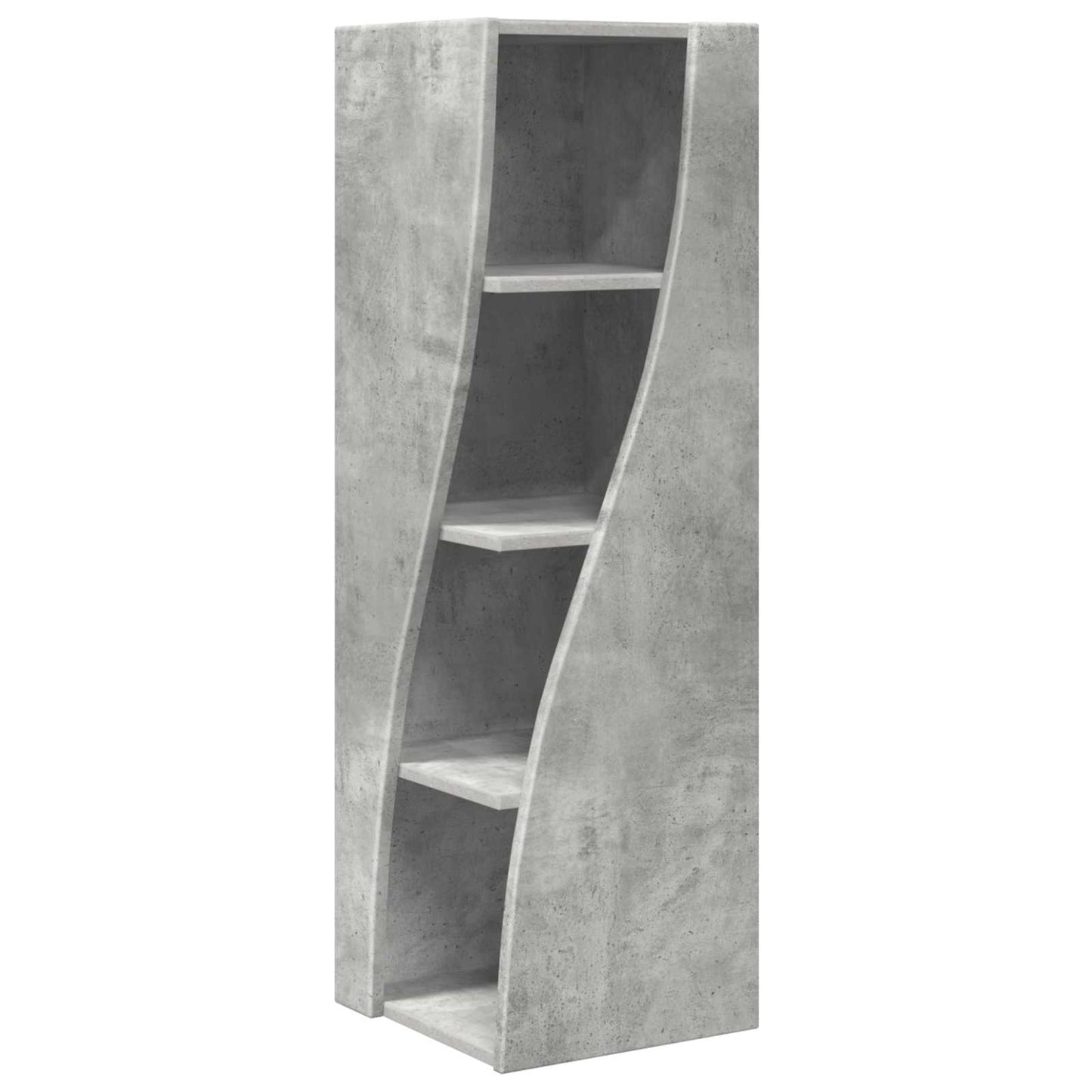 Hjørneskap Betonggrå 32x32x102cm Konstruert tre