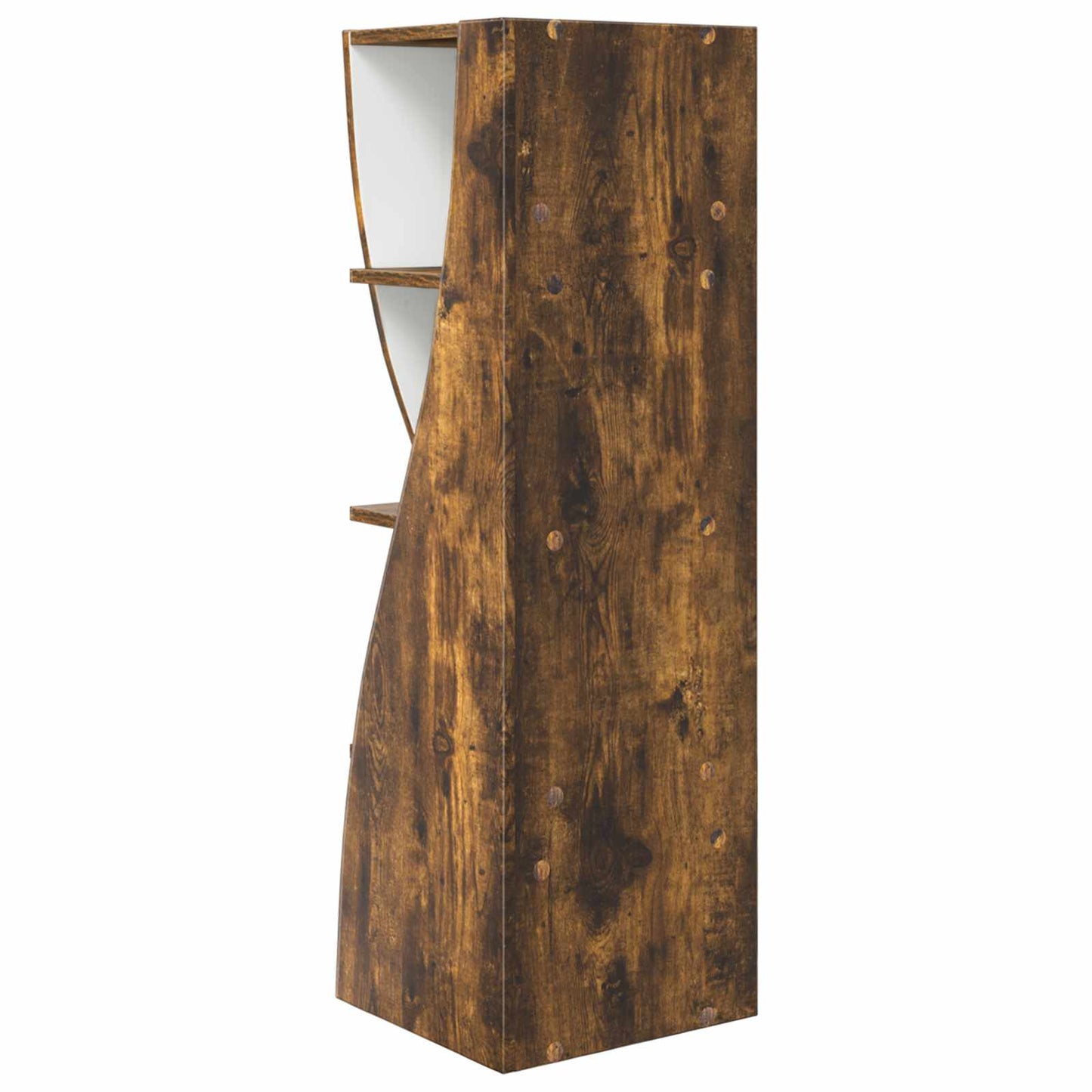 Hjørneskap Røkt eik 32x32x102cm Konstruert tre