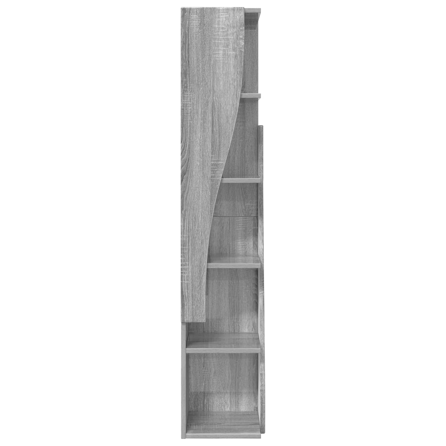 Hjørneskap 27,5x27x140cm Konstruert tre Grå Sonoma