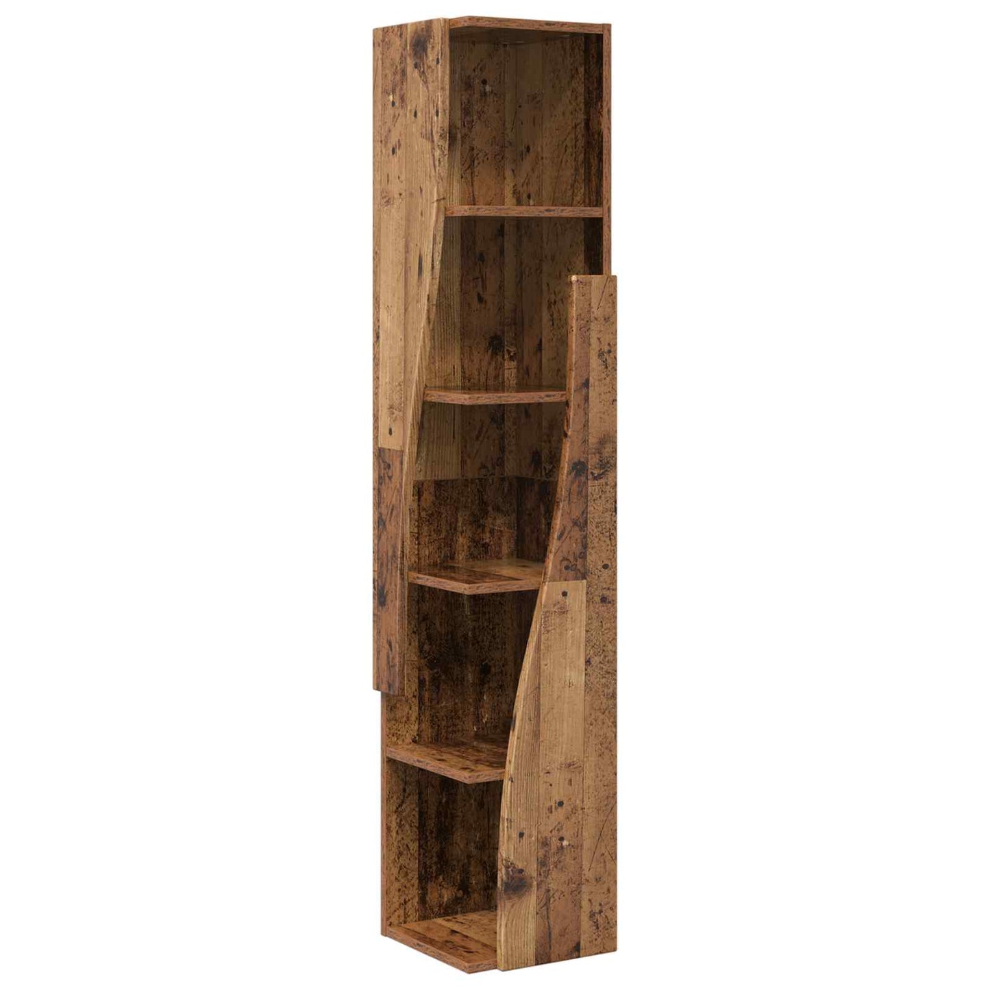 Hjørneskap 27,5x27x140cm Konstruert tre Gammelt tre