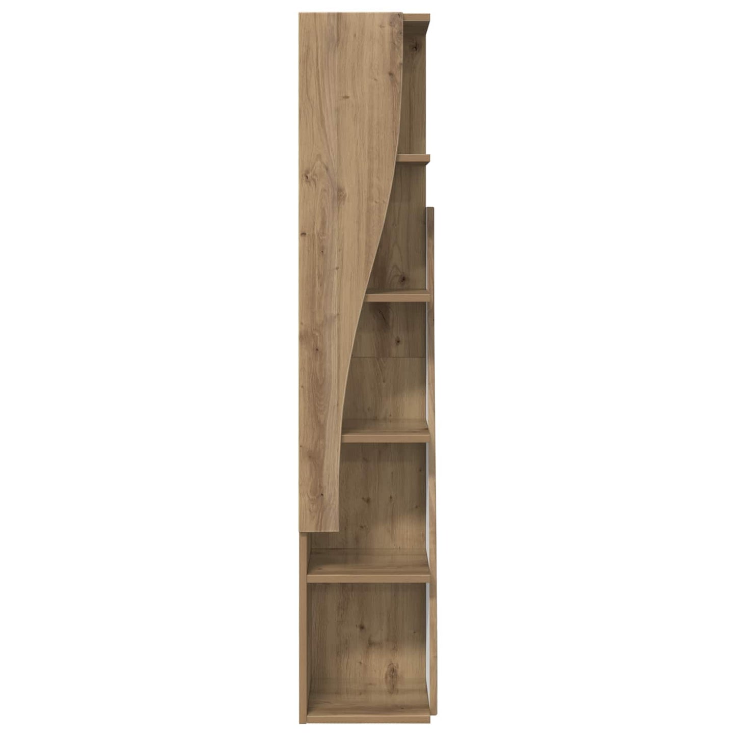 Hjørneskap 27,5x27x140cm Konstruert tre Artisan Eik