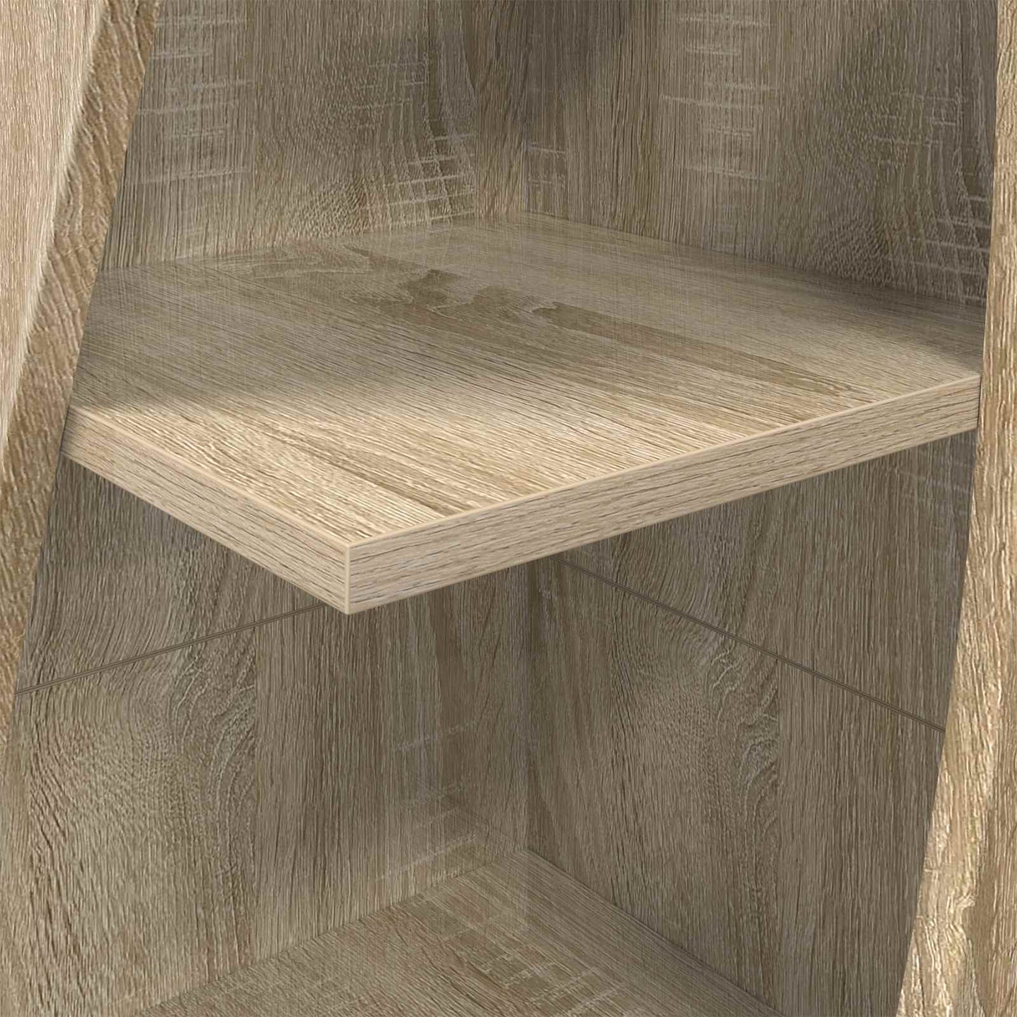 Hjørneskap 32x32x140cm Konstruert tre Sonoma eik