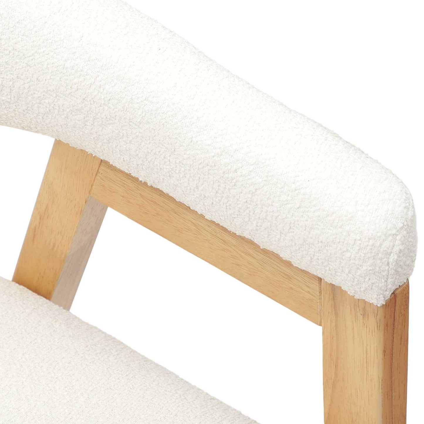 Spisestoler 2 pcs Naturlig 54 x 57 x 73 cm Solid Gummitre