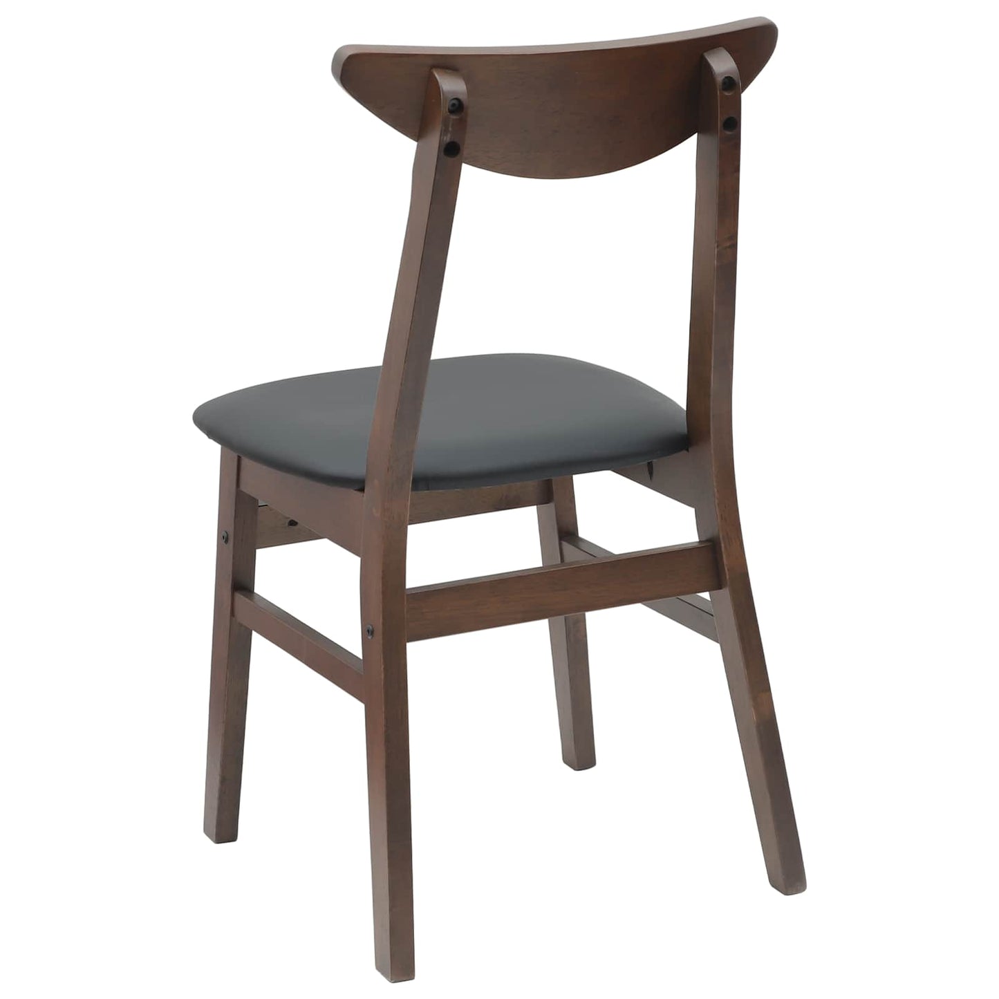 Spisestoler 2 pcs Lys Brun 42 x 47.5 x 81 cm Solid Gummitre