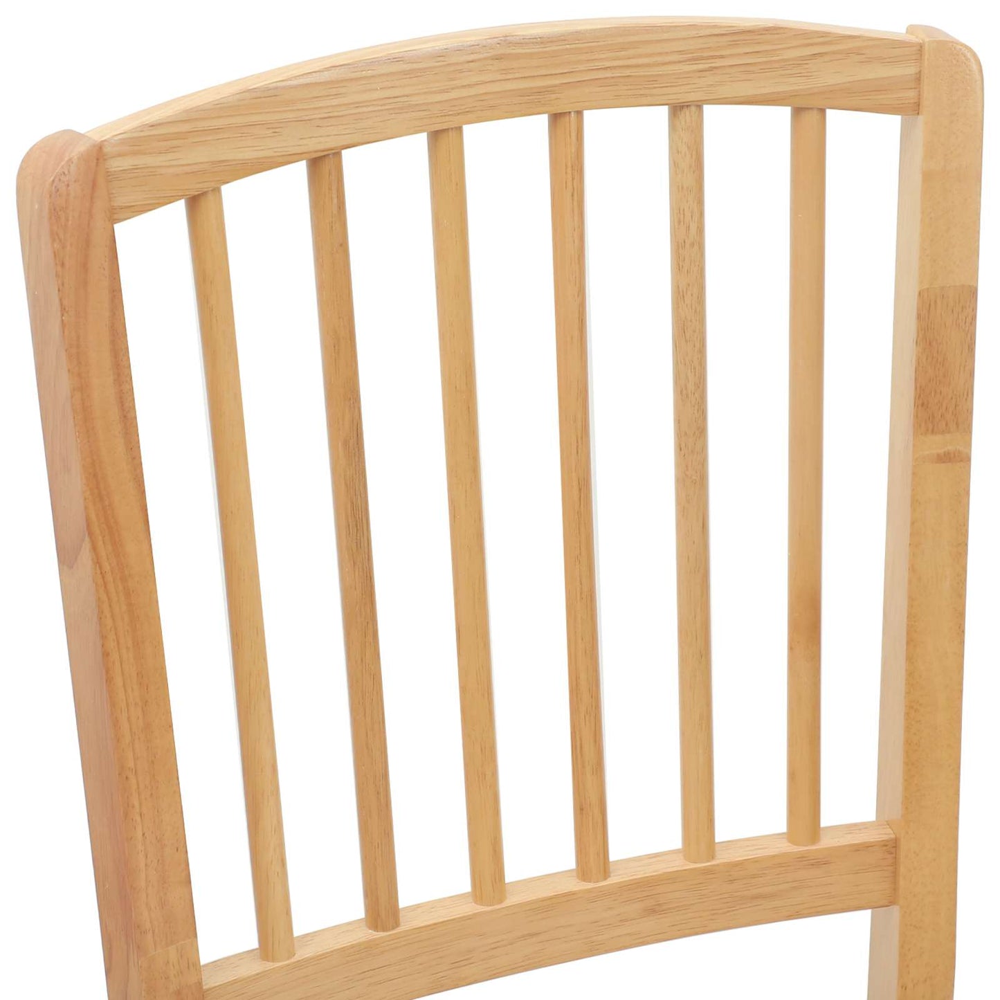 Spisestoler 2 pcs Naturlig 50 x 52,5 x 91 cm Solid Gummitre
