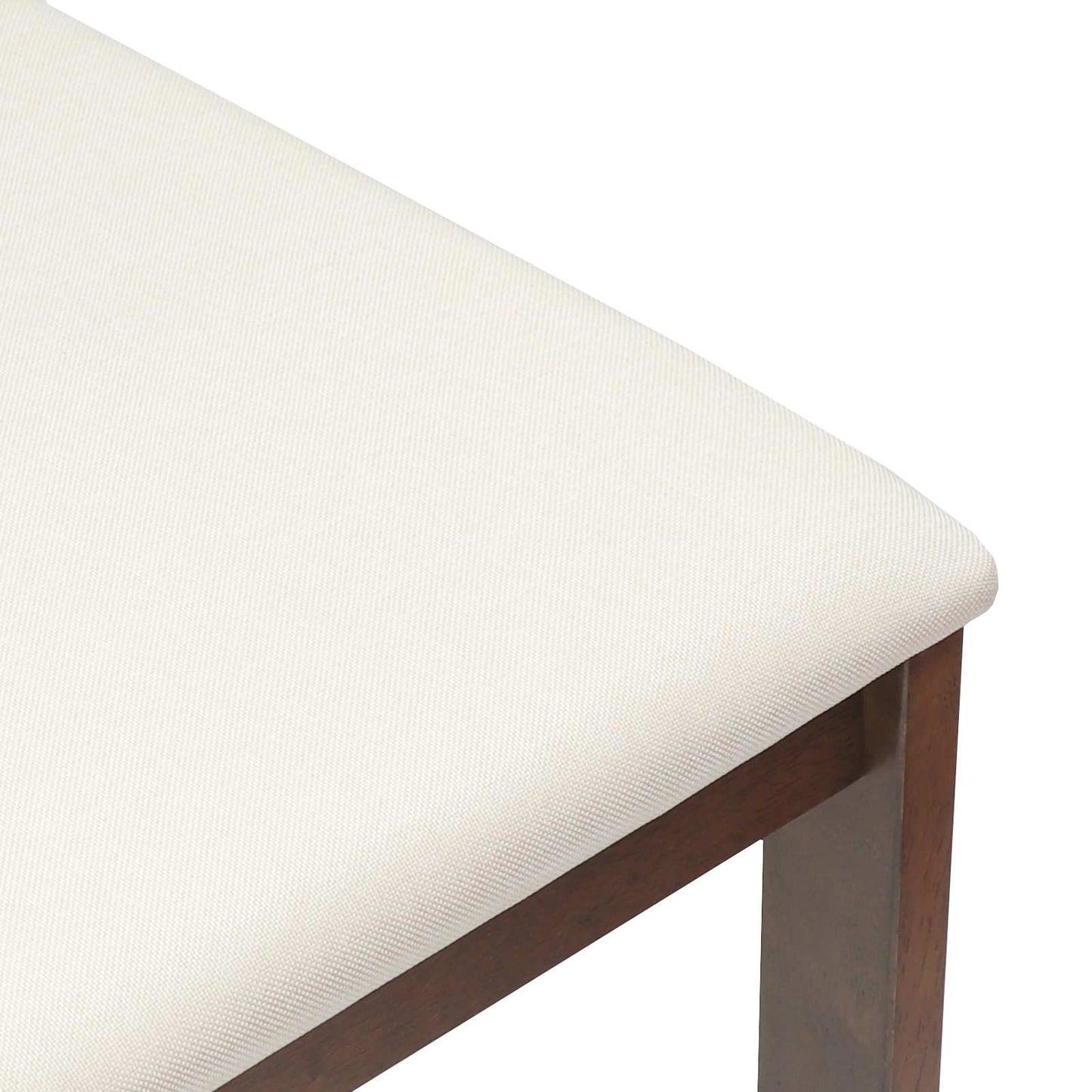Spisestoler 2 pcs Lys Brun 40 x 47,5 x 99,5 cm Solid Gummitre vidaXL
