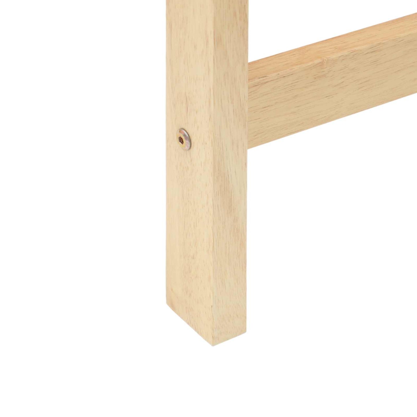 Spisestoler 2 pcs Naturlig 40 x 47,5 x 99,5 cm Solid Gummitre vidaXL