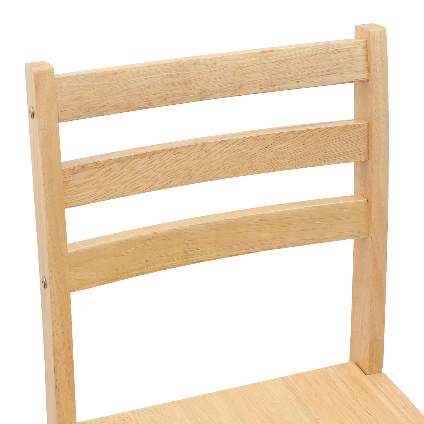 Spisestoler 2 pcs Naturlig 40 x 47,5 x 99,5 cm Solid Gummitre vidaXL