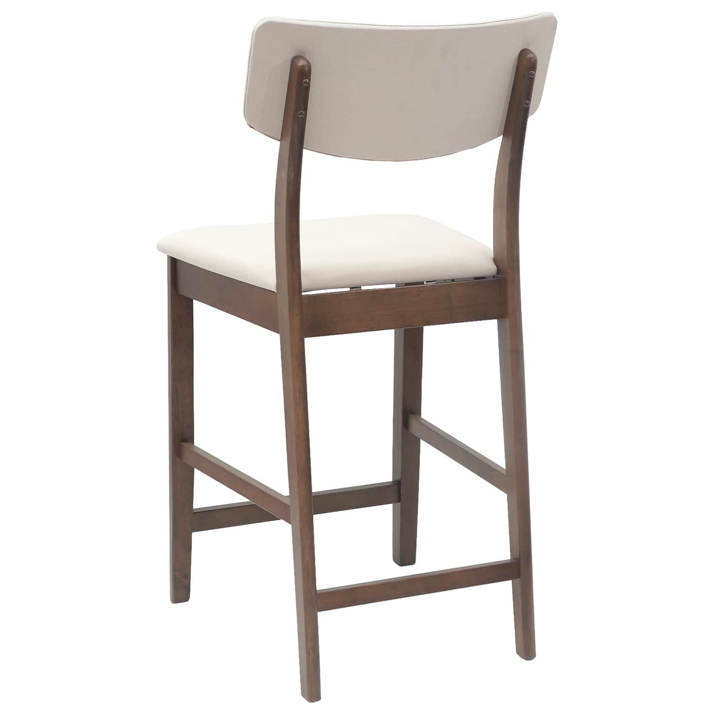 Spisestoler 2 pcs Lys Brun 48 x 49 x 95 cm Solid Gummitre vidaXL