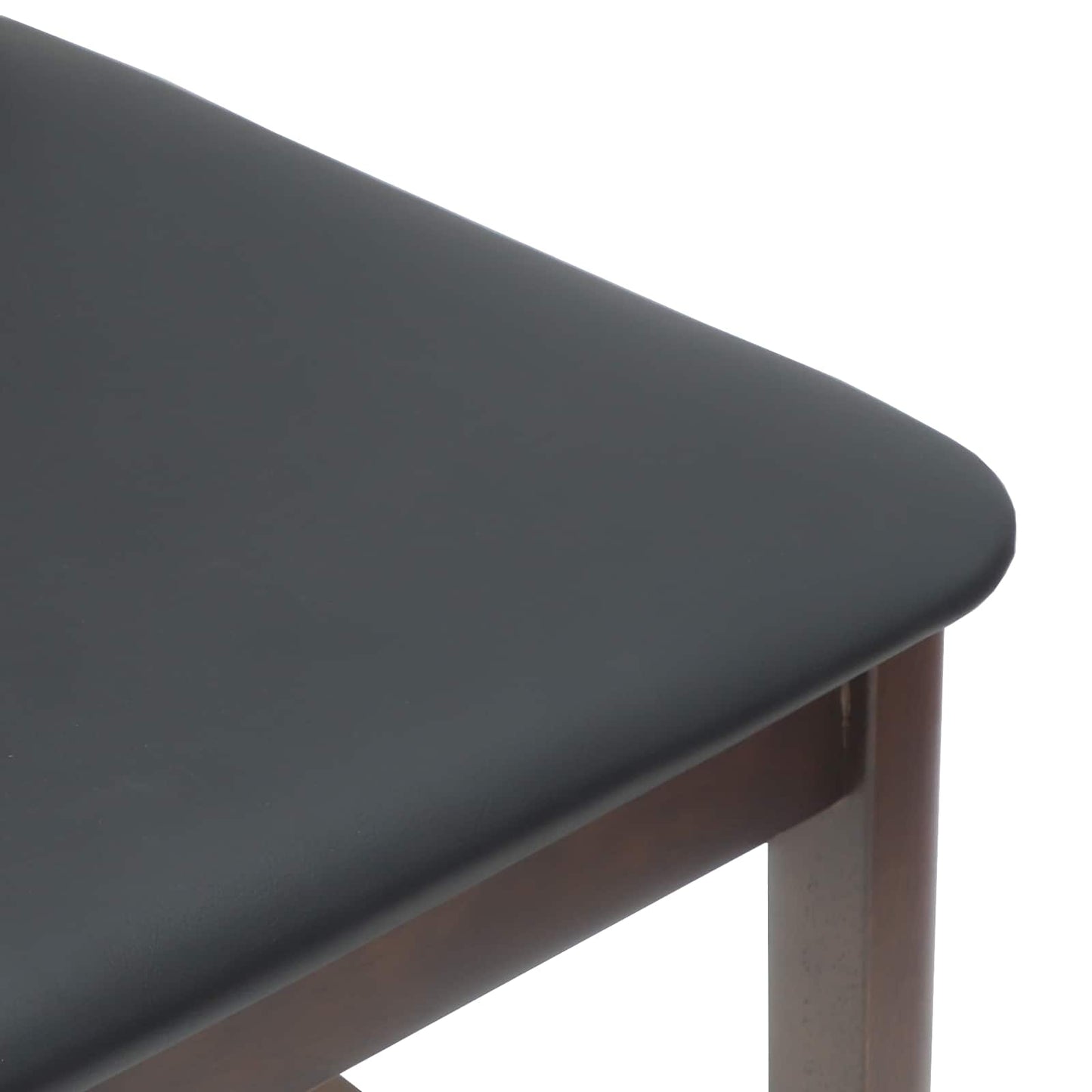 Spisestoler 2 pcs Lys Brun 48 x 49 x 95 cm Solid Gummitre vidaXL
