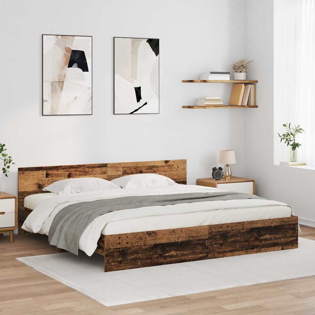 Sengestamme Gamle tre 200 x 200 cm Konstruert tre