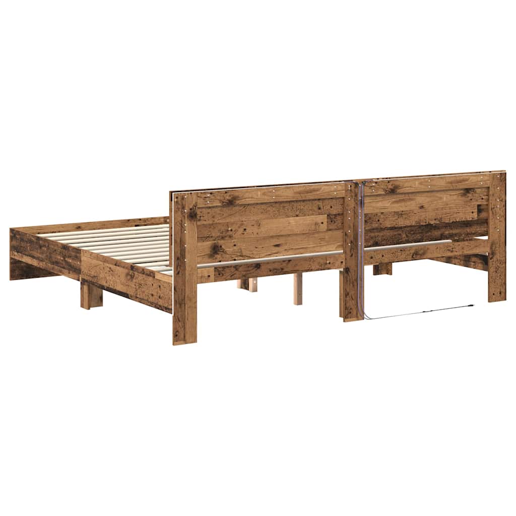 Sengestamme Gamle tre 200 x 200 cm Konstruert tre