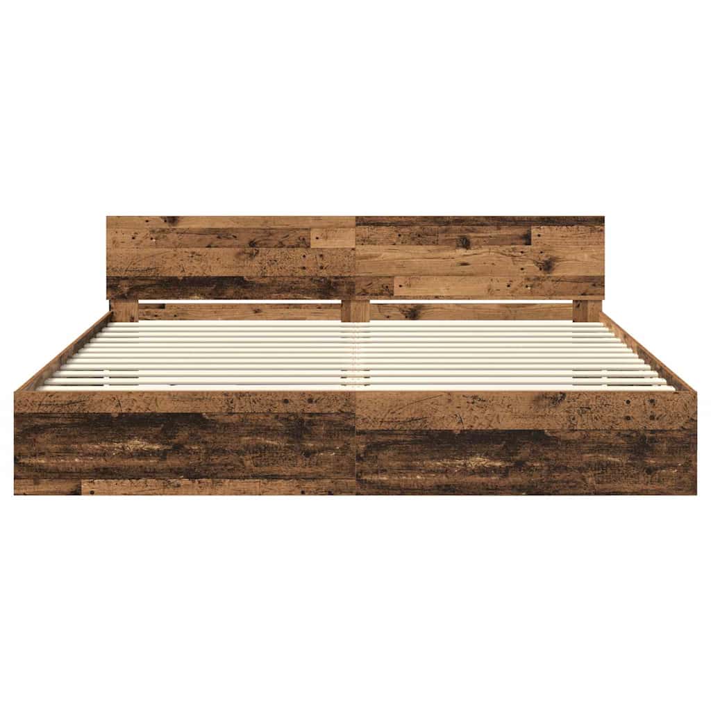 Sengestamme Gamle tre 200 x 200 cm Konstruert tre