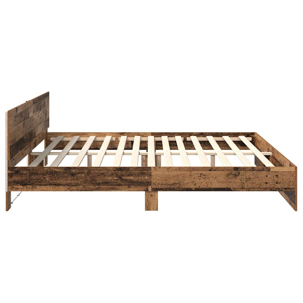 Sengestamme Gamle tre 200 x 200 cm Konstruert tre