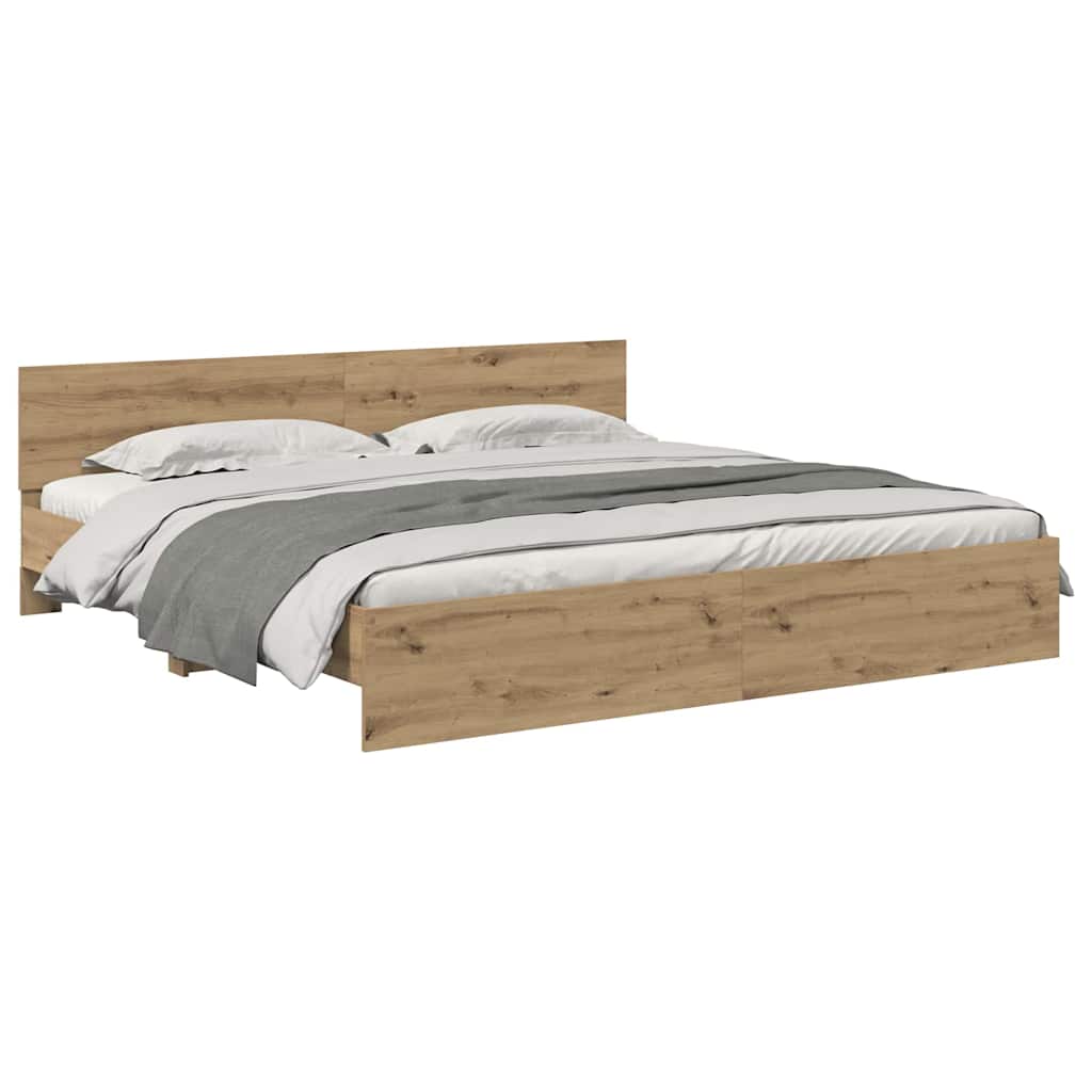 Sengestamme Artisan Eik 200 x 200 cm Konstruert tre