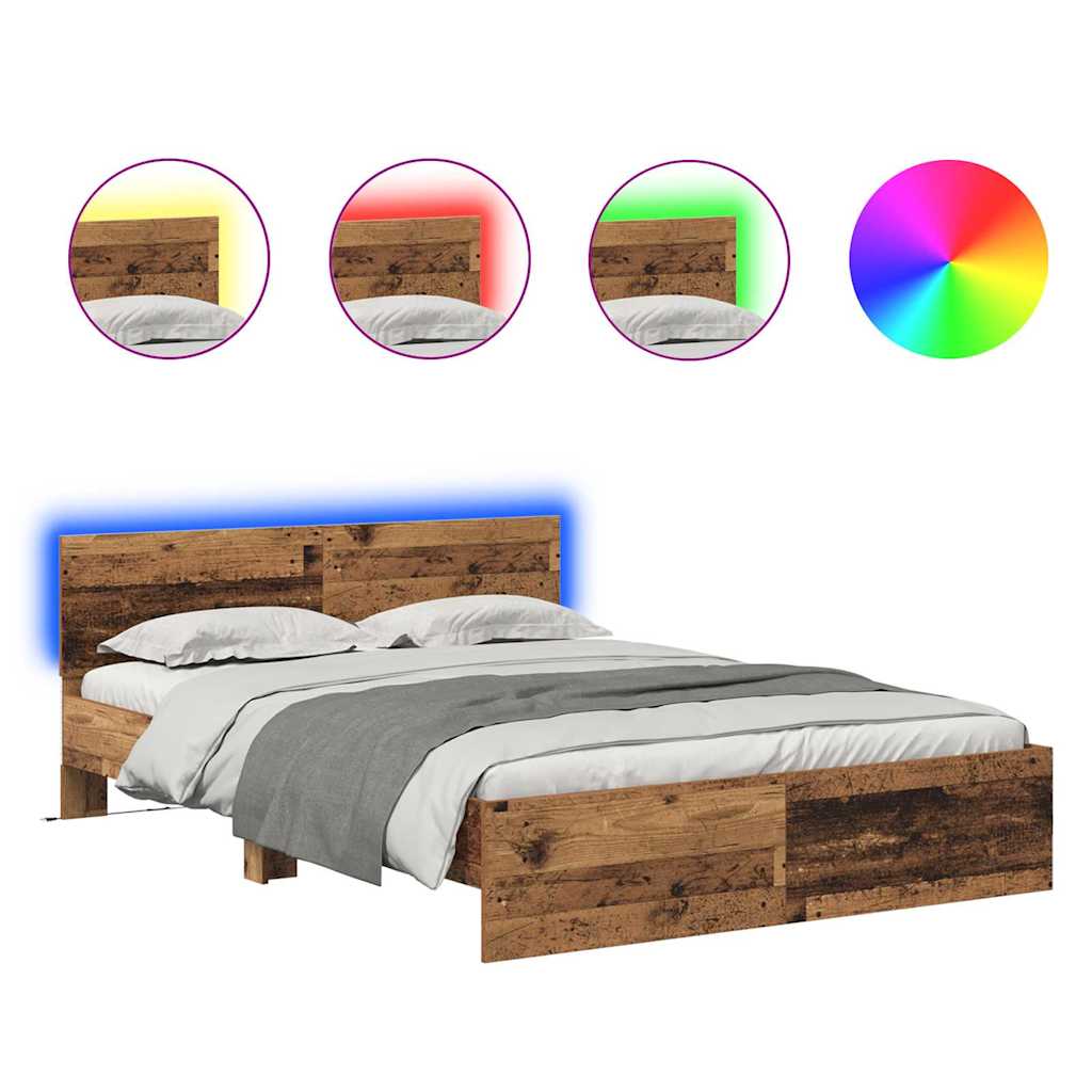 Sengestamme Gamle tre 150 x 200 cm Konstruert tre