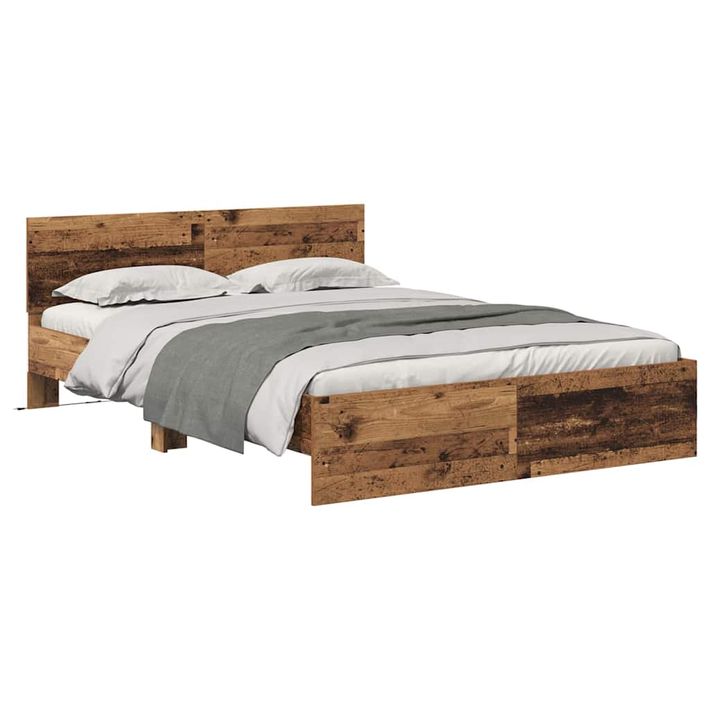 Sengestamme Gamle tre 160 x 200 cm Konstruert tre