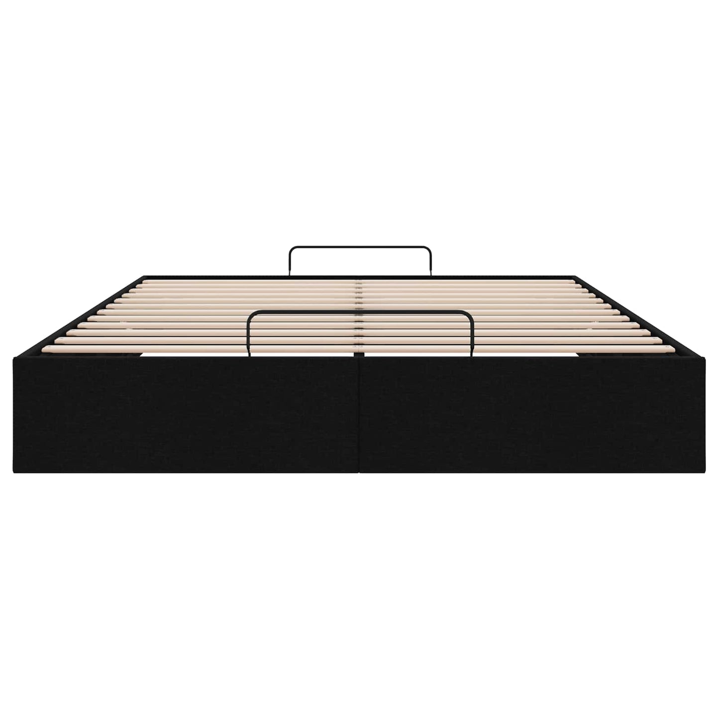 Ottoman sengeramme Svart 153 x 203 cm Stoff