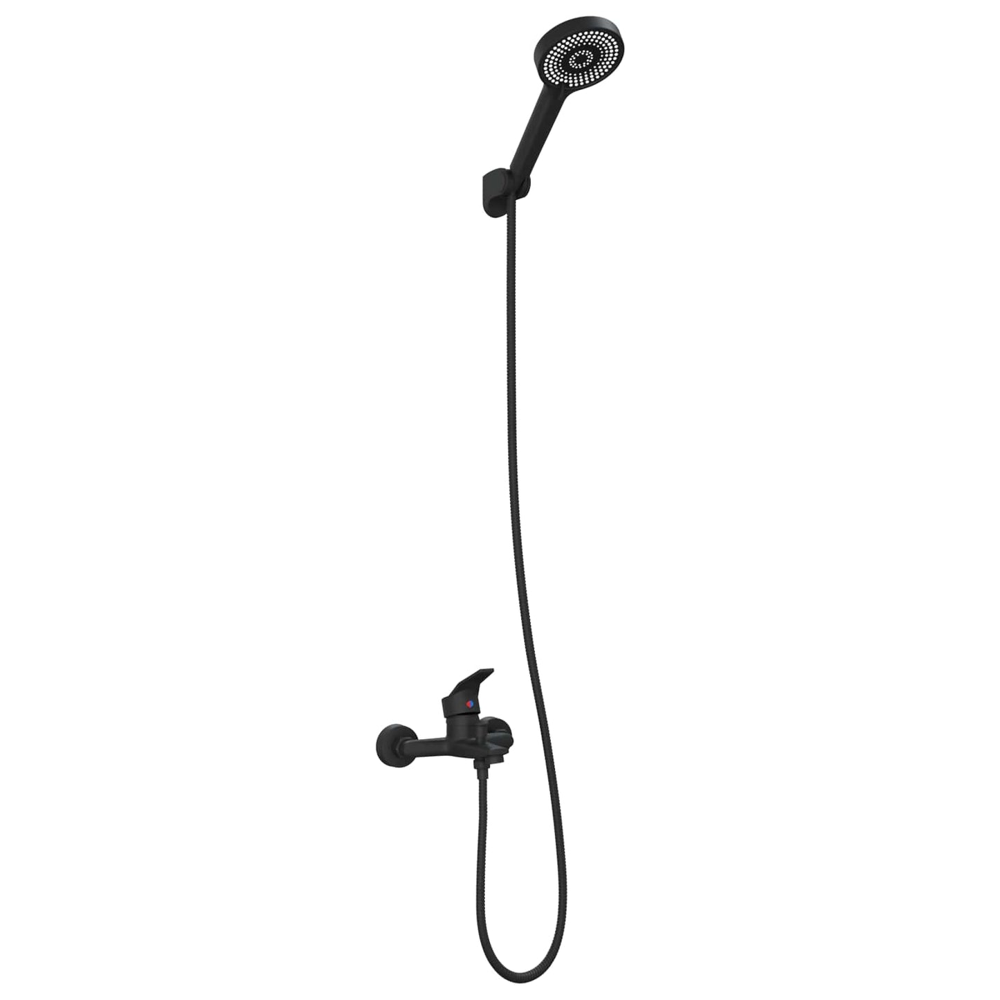 Dusjhode Sett Svart G 1 / 2 tommer
