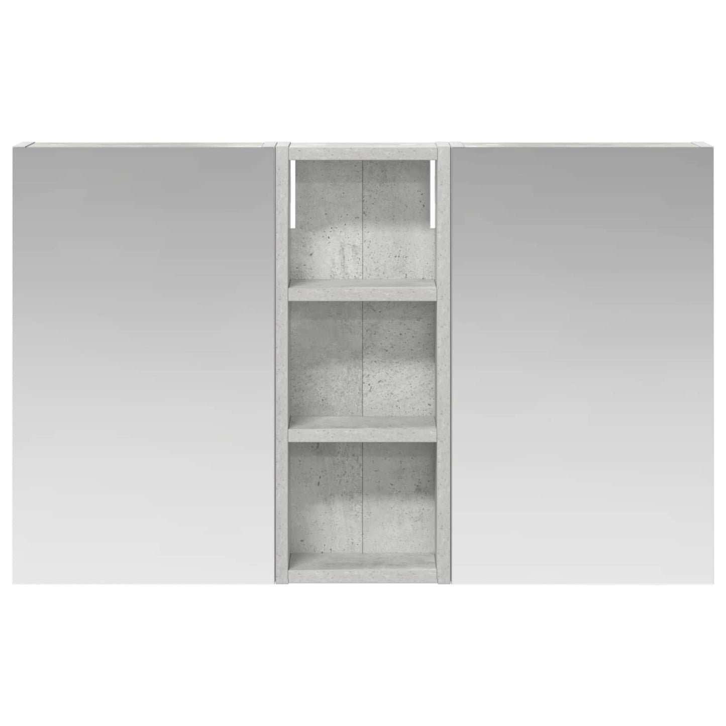 Baderomsskapsett med dør 3 pcs 80 x 10,5 x 50 cm Konstruert tre