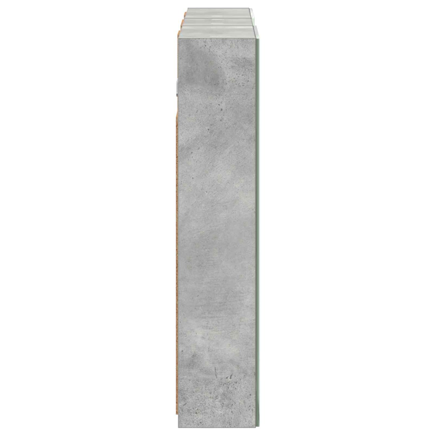 Baderomsskapsett med dør 3 pcs 80 x 10,5 x 50 cm Konstruert tre