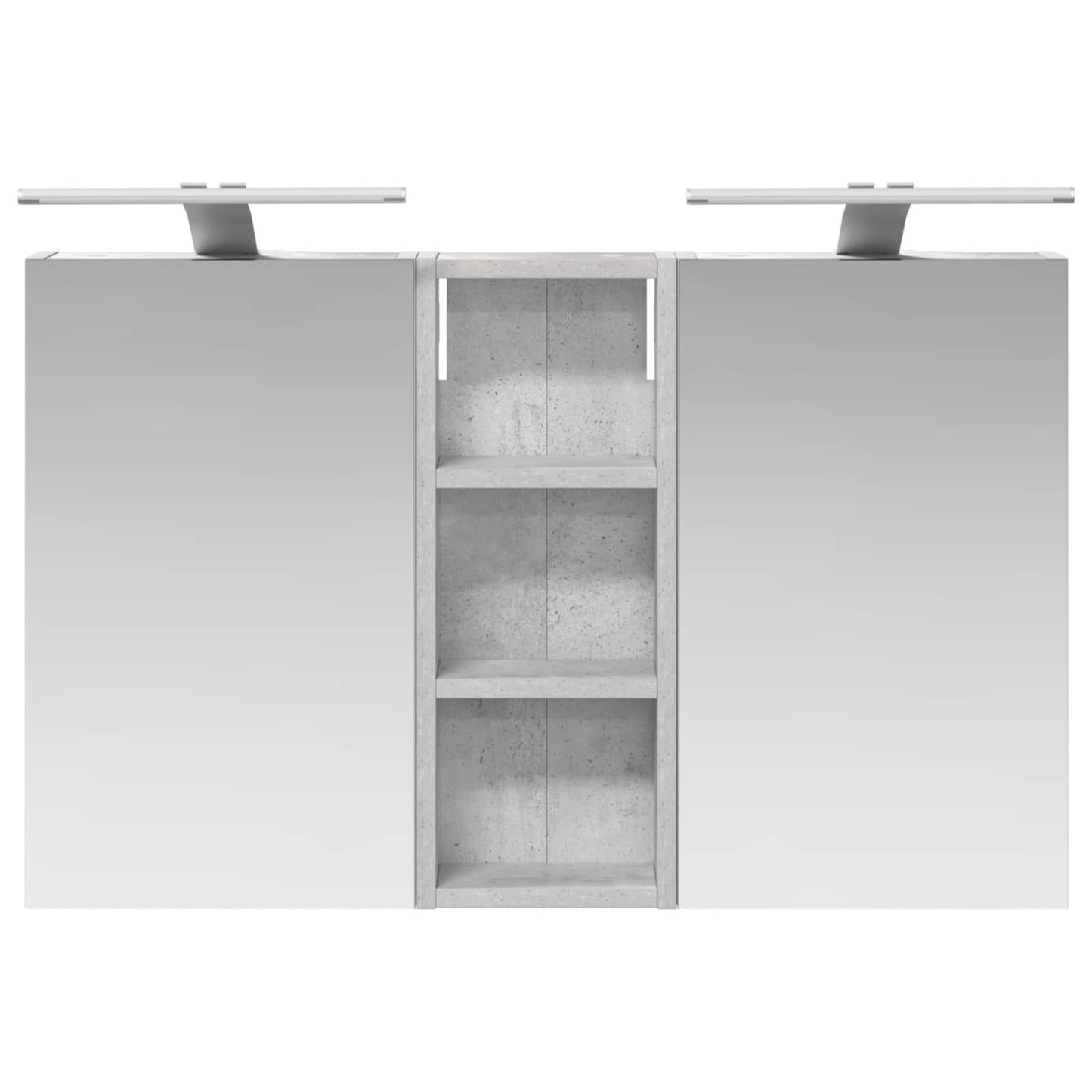 Baderomsskapsett med dør 3 pcs 80 x 10,5 x 50 cm Konstruert tre