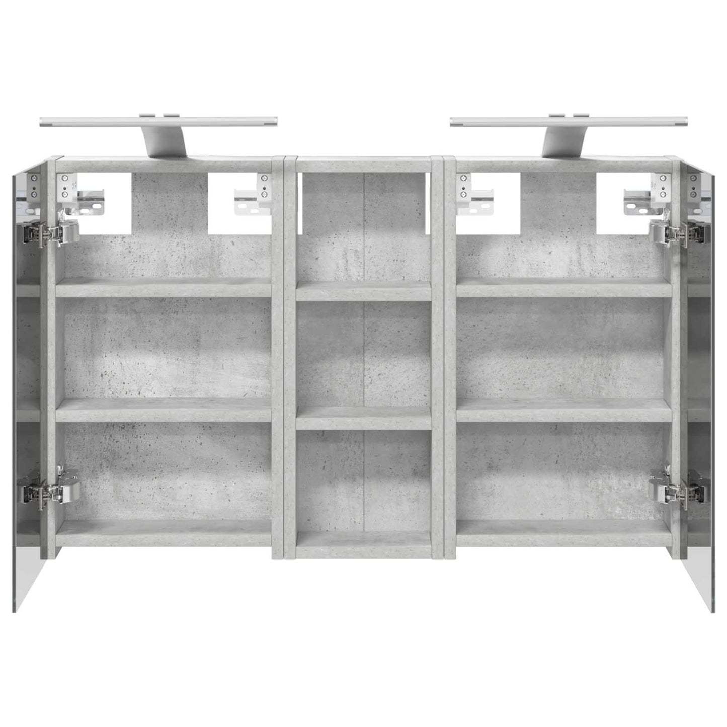 Baderomsskapsett med dør 3 pcs 80 x 10,5 x 50 cm Konstruert tre