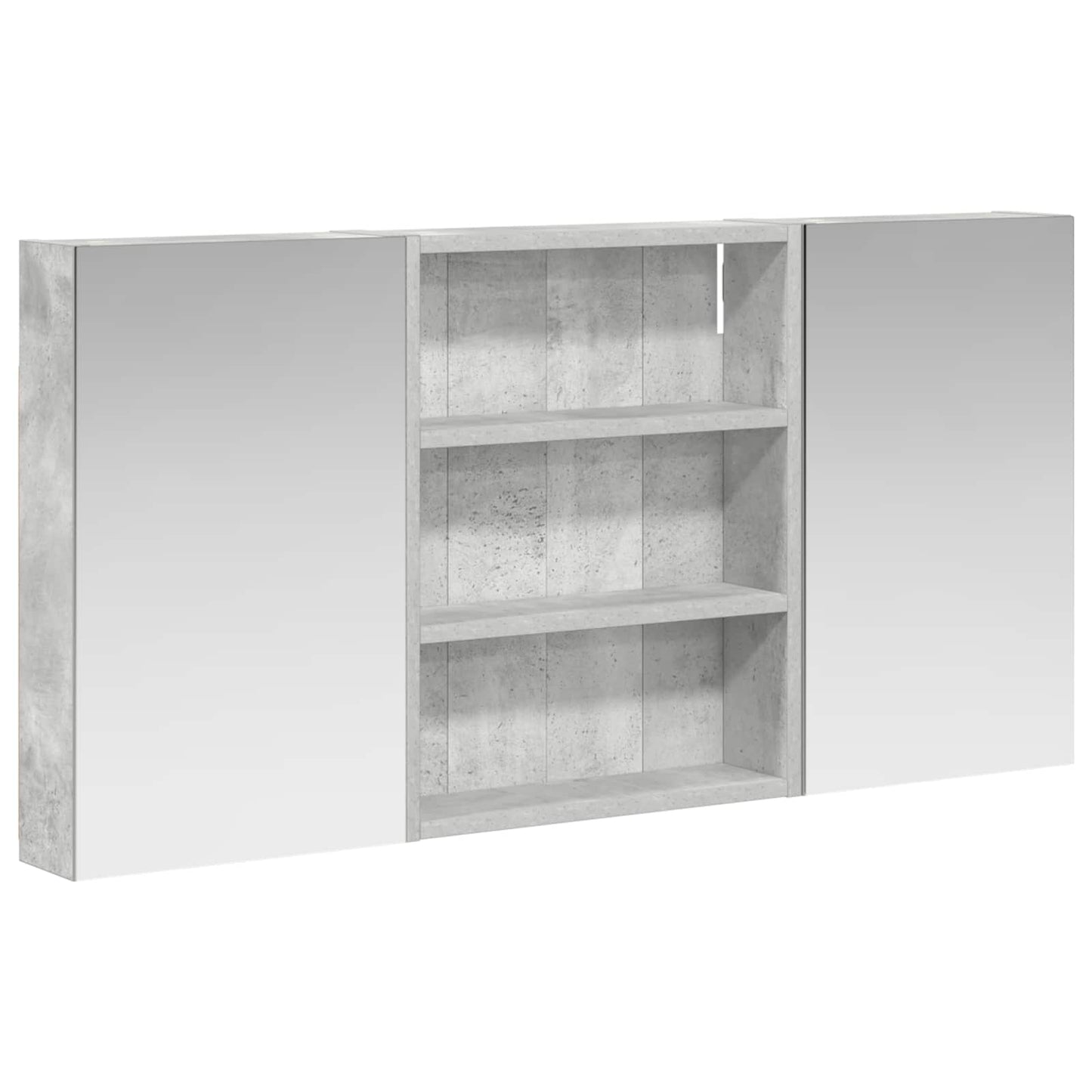 Baderomsskapsett 3 pcs 100 x 10,5 x 50 cm Konstruert tre