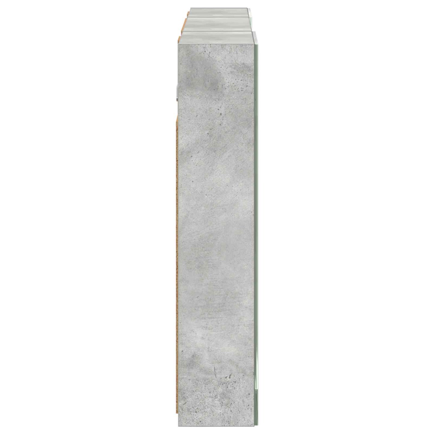 Baderomsskapsett 3 pcs 100 x 10,5 x 50 cm Konstruert tre