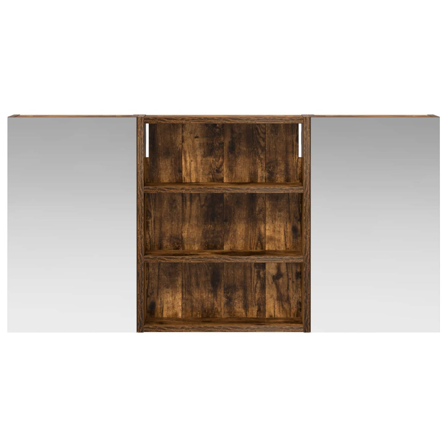 Baderomsskapsett 3 pcs 100 x 10,5 x 50 cm Konstruert tre