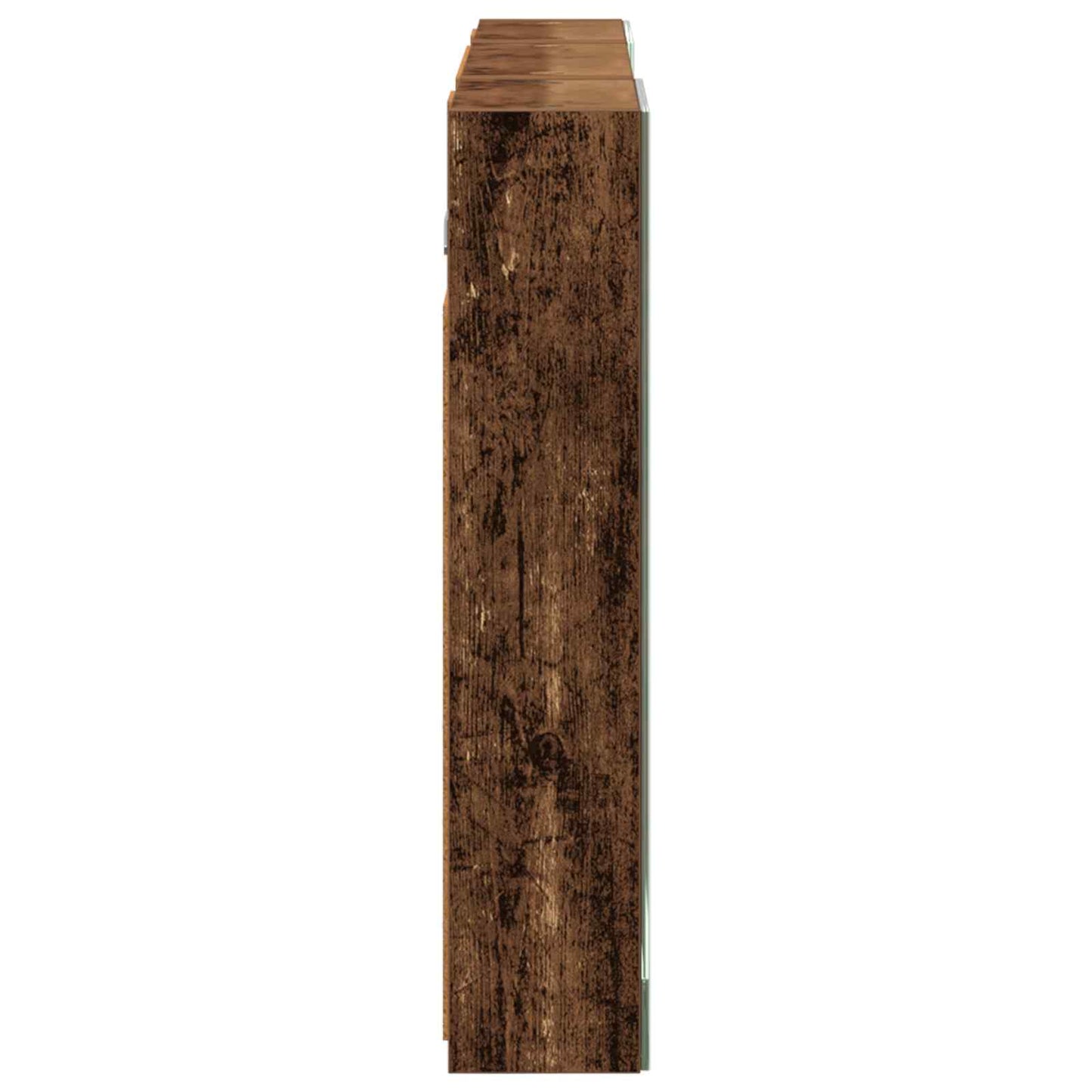 Baderomsskapsett 3 pcs 100 x 10,5 x 50 cm Konstruert tre
