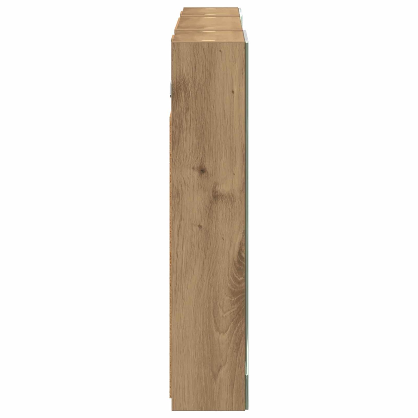 Baderomsskapsett 3 stk. 100 x 10,5 x 50 cm Konstruert tre