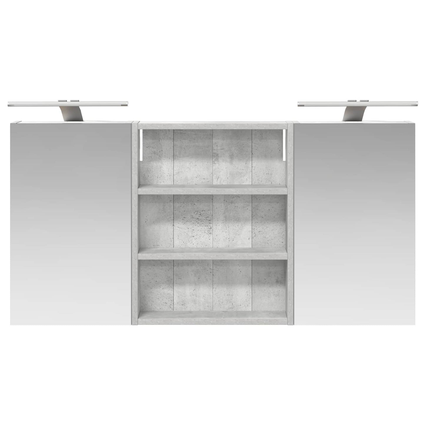 Baderomsskapsett 3 pcs 100 x 10,5 x 50 cm Konstruert tre