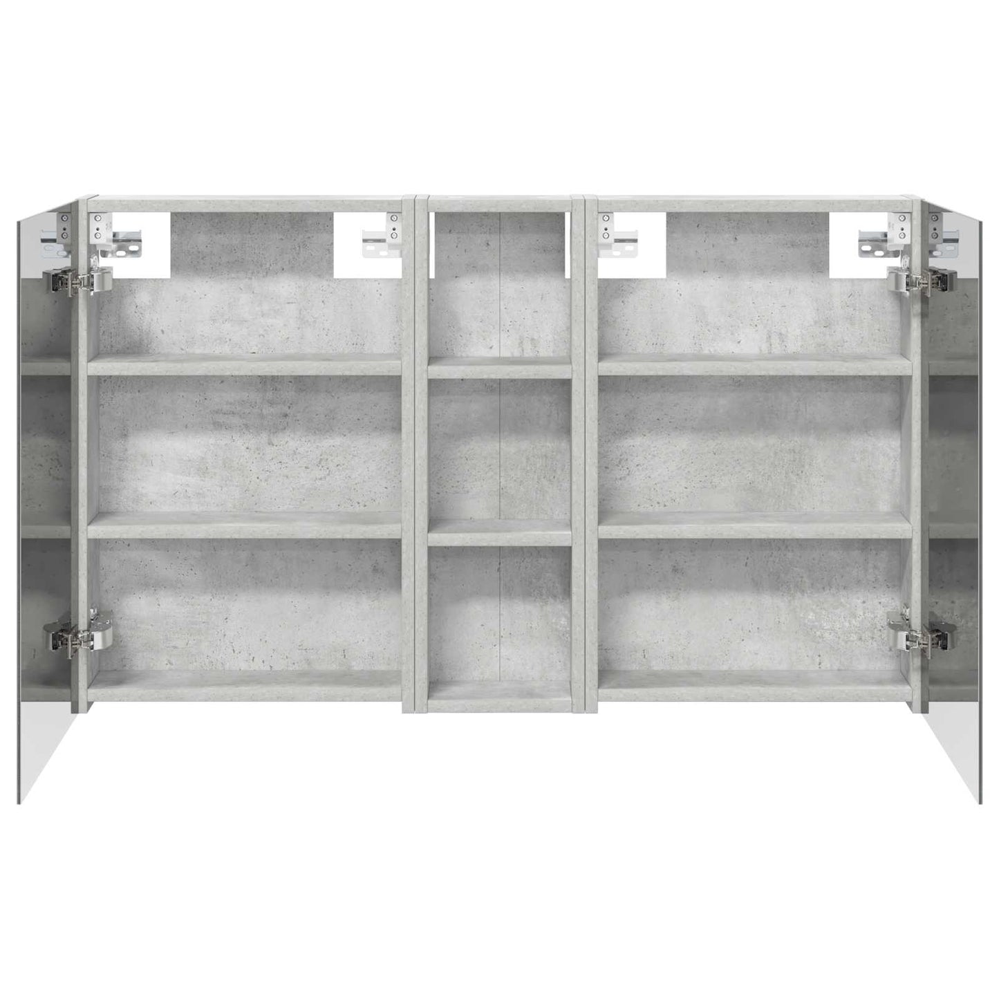 Baderomsskapsett 3 pcs 100 x 10,5 x 60,5 cm Konstruert tre