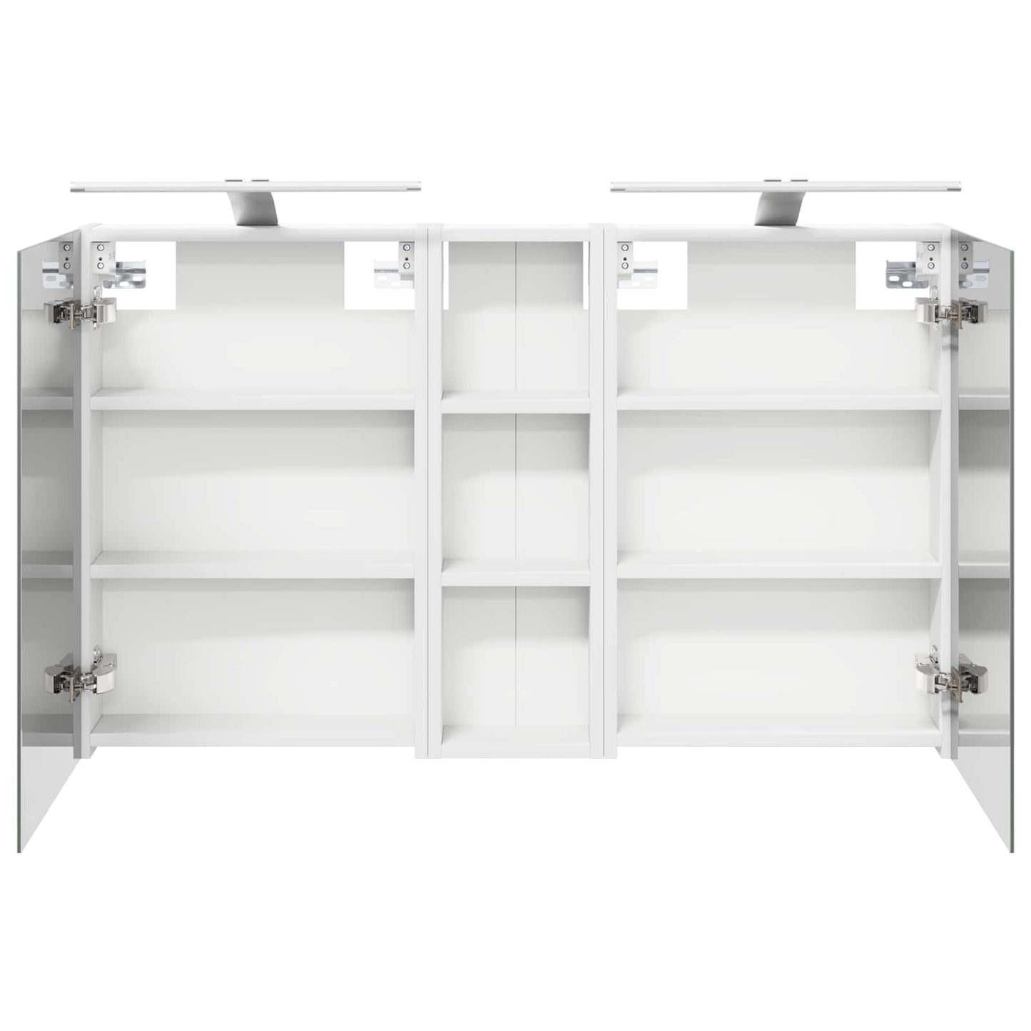 Baderomsskapsett 3 pcs 100 x 10,5 x 60,5 cm Konstruert tre