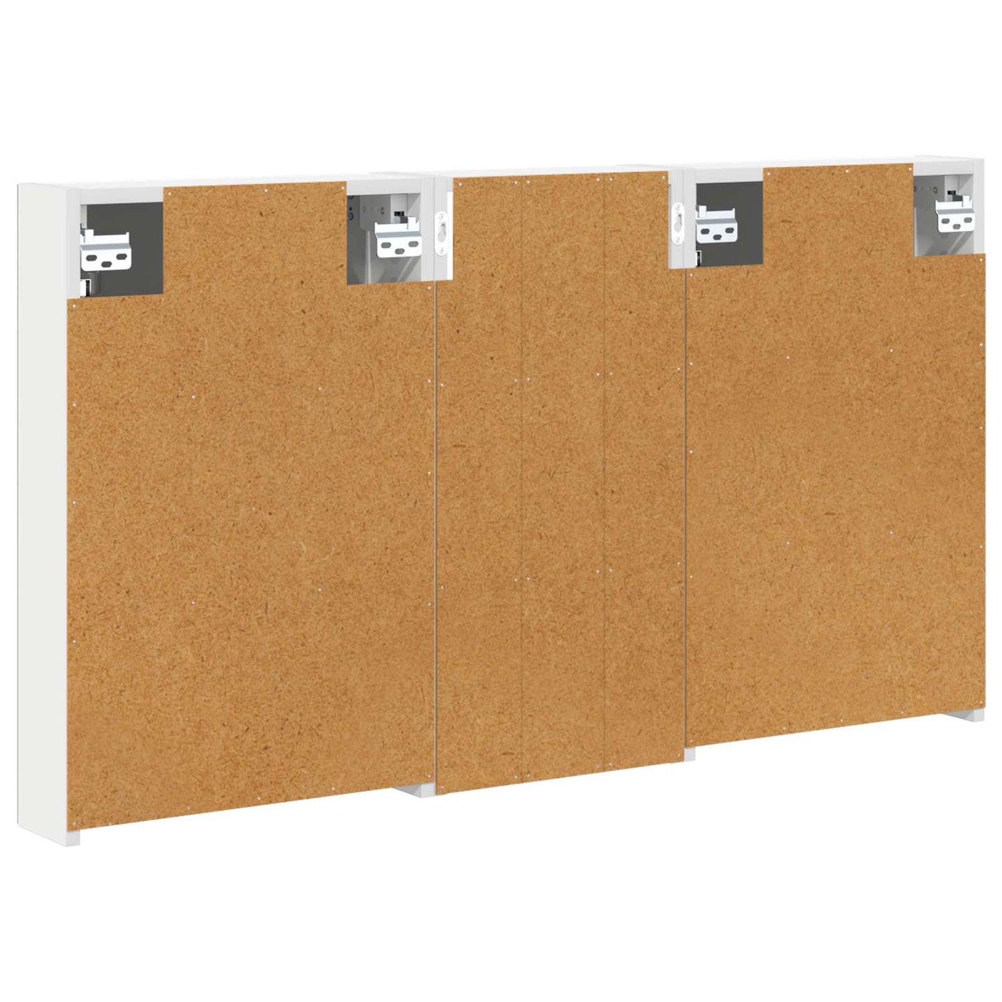 Baderomsskapsett 3 pcs 110 x 10,5 x 60,5 cm Konstruert tre