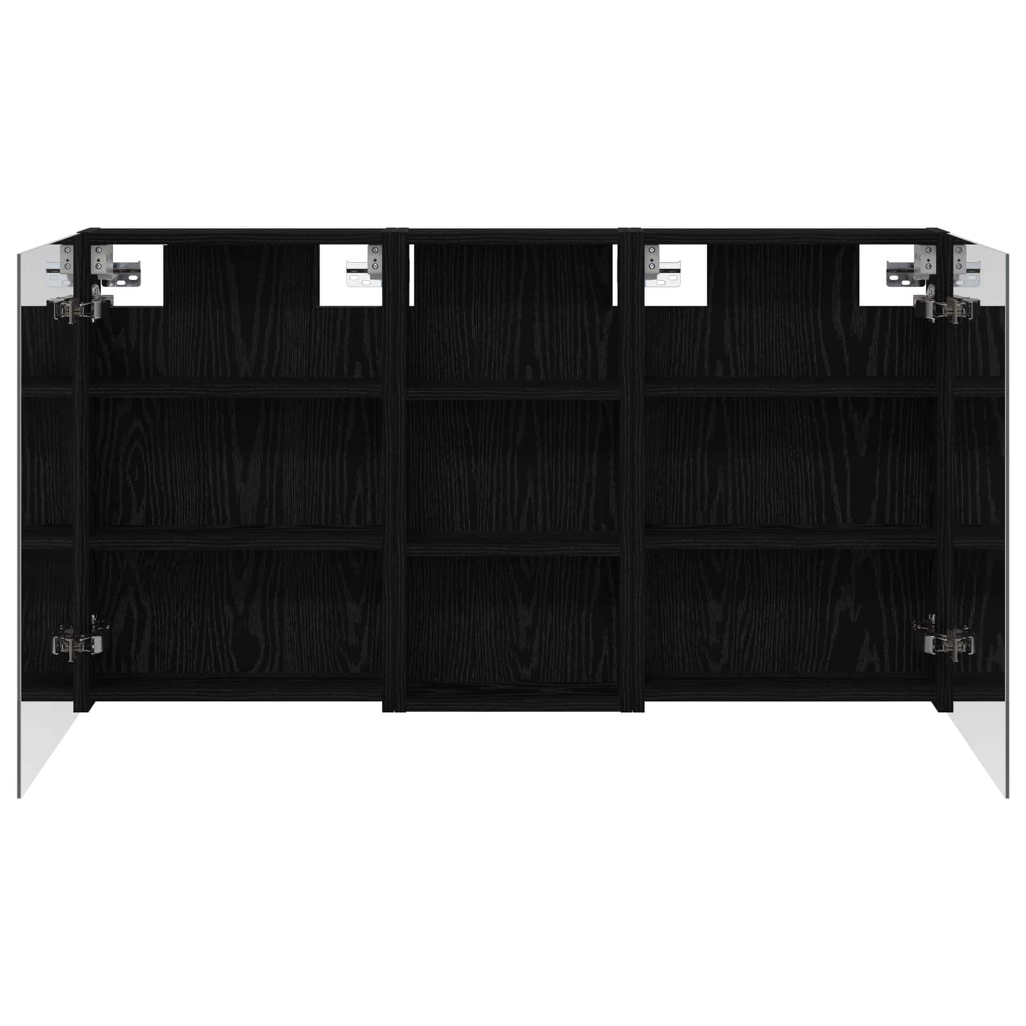 Baderomsskapsett 3 pcs 110 x 10,5 x 60,5 cm Konstruert tre