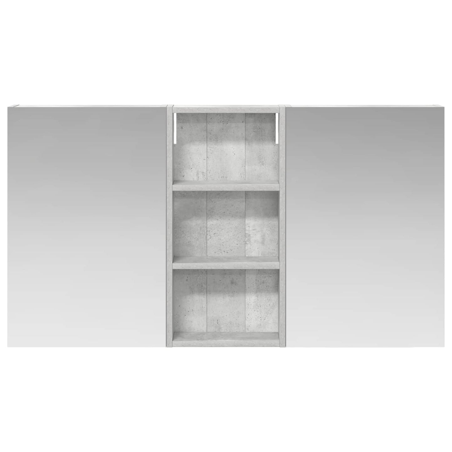 Baderomsskapsett 3 pcs 110 x 10,5 x 60,5 cm Konstruert tre