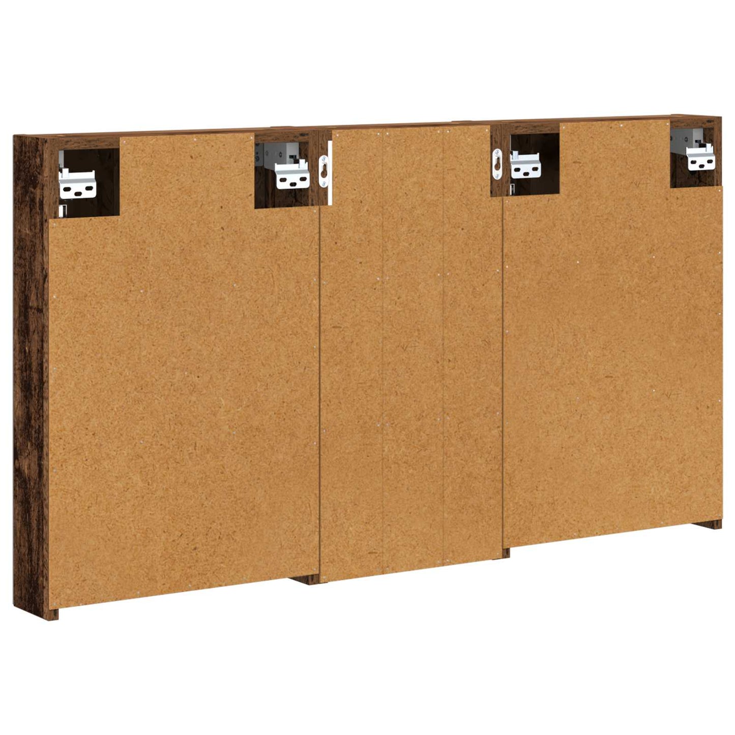 Baderomsskapsett 3 pcs 110 x 10,5 x 60,5 cm Konstruert tre