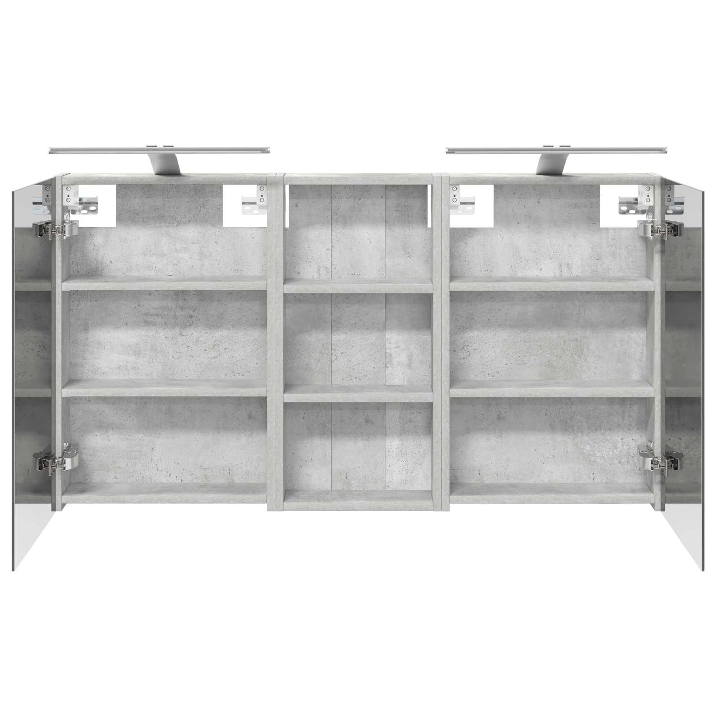 Baderomsskapsett 3 pcs 110 x 10,5 x 60,5 cm Konstruert tre