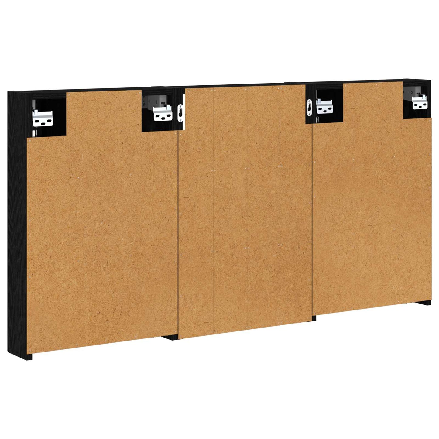 Baderomsskapsett 3 pcs 120 x 10,5 x 60,5 cm Konstruert tre