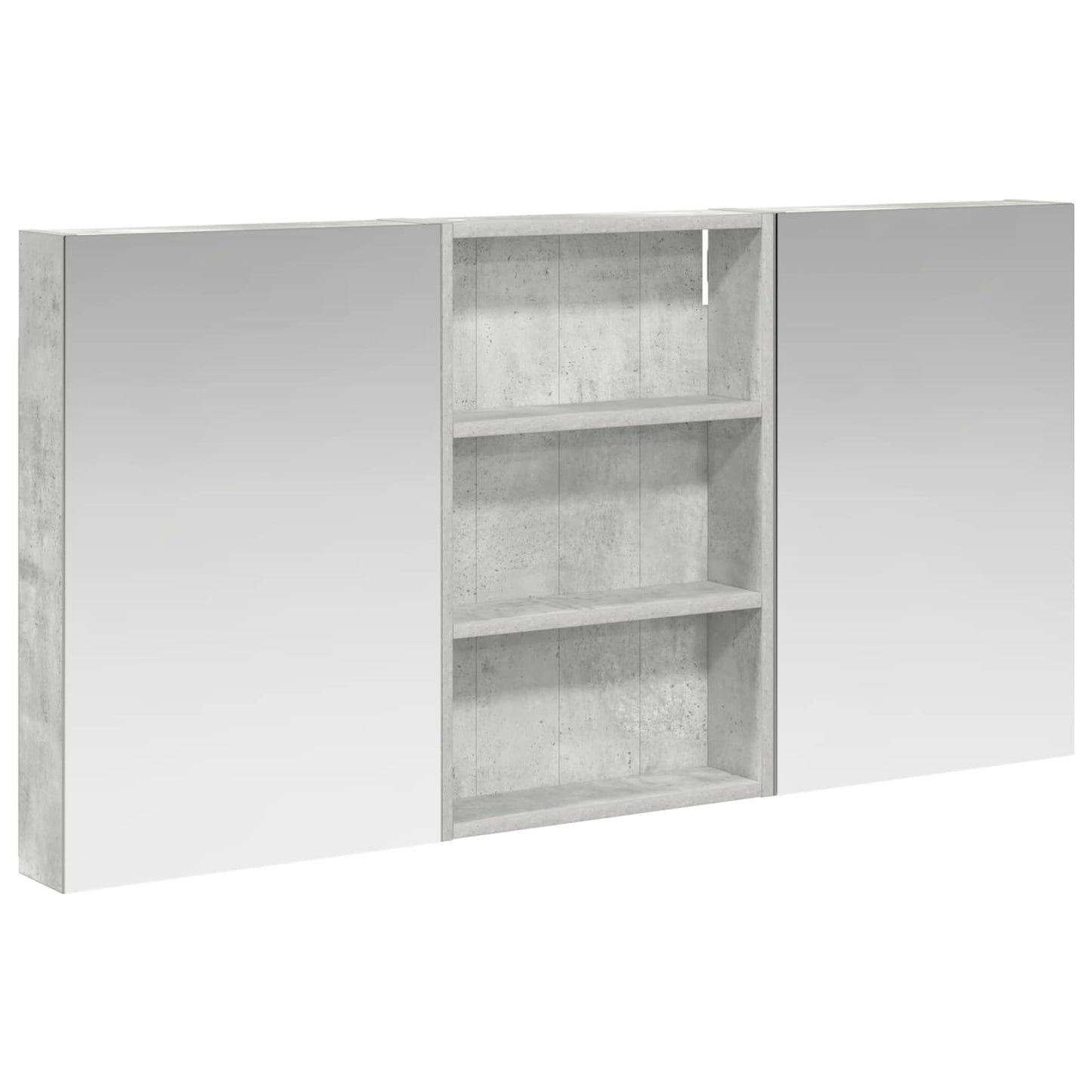 Baderomsskapsett 3 pcs 120 x 10,5 x 60,5 cm Konstruert tre