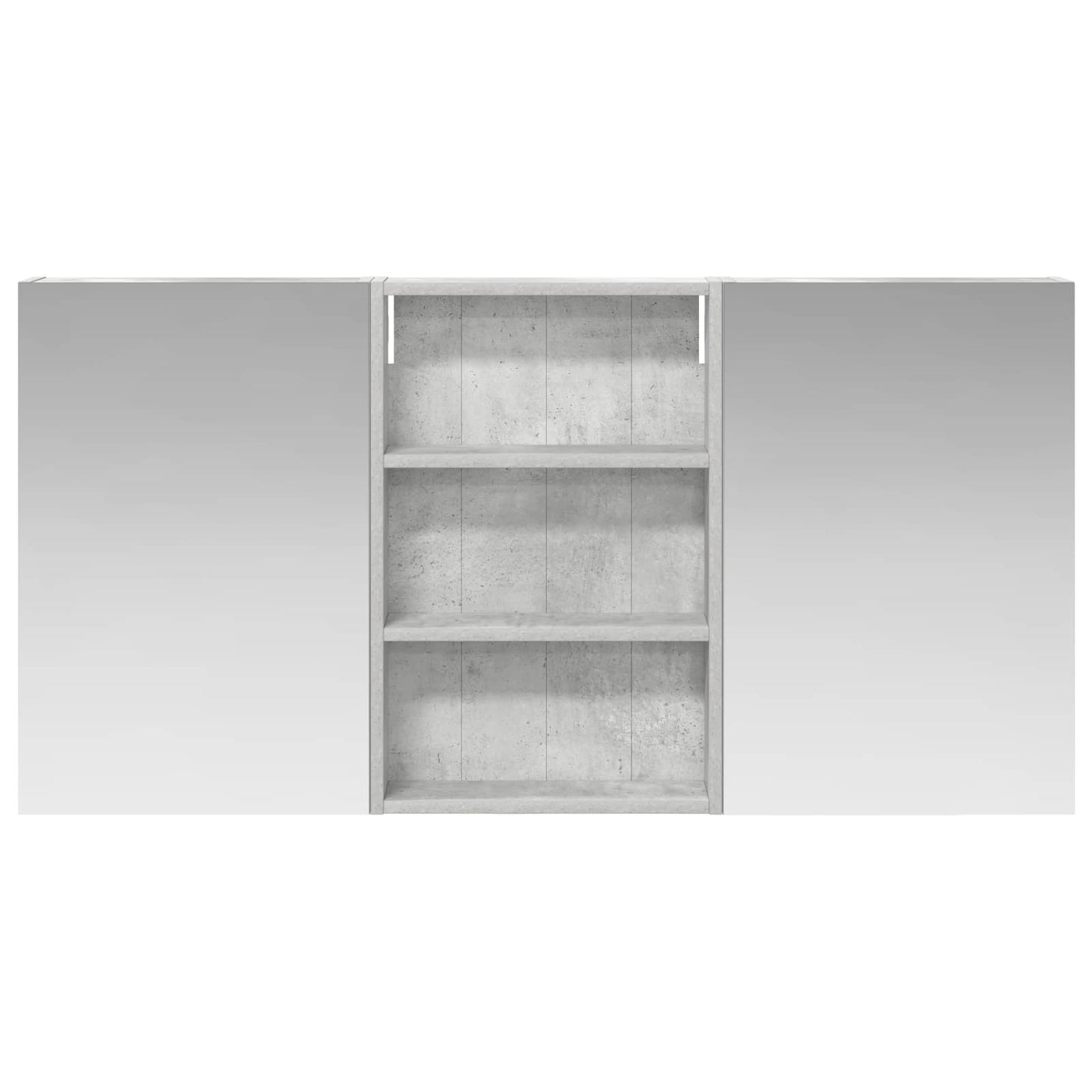 Baderomsskapsett 3 pcs 120 x 10,5 x 60,5 cm Konstruert tre
