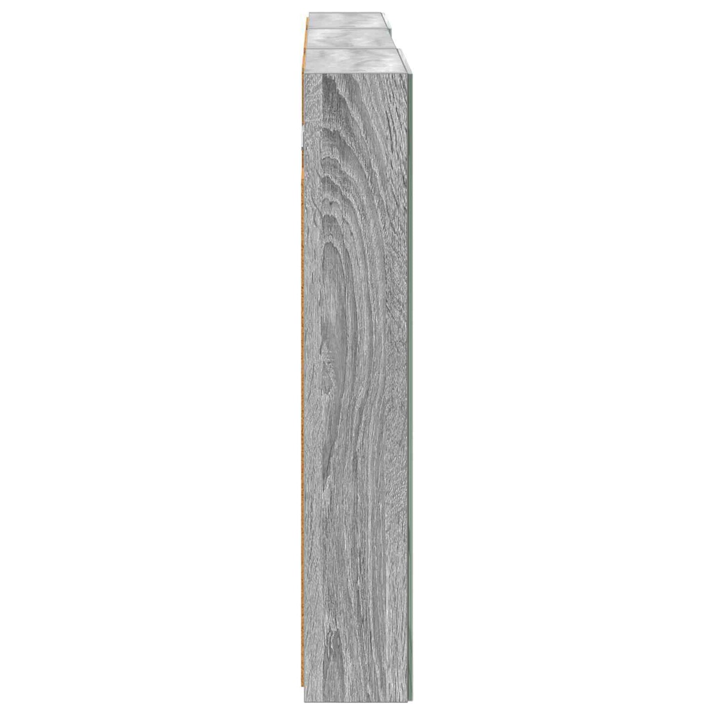 Baderomsskapsett 3 pcs 120 x 10,5 x 60,5 cm Konstruert tre