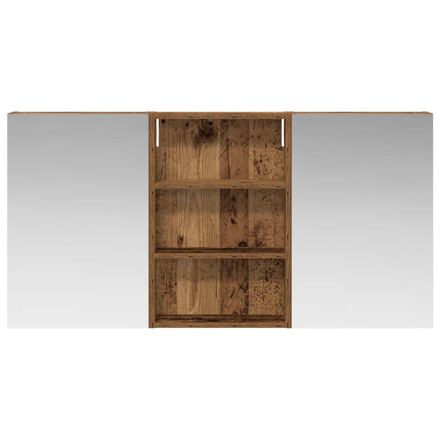 Baderomsskapsett 3 pcs 120 x 10,5 x 60,5 cm Konstruert tre