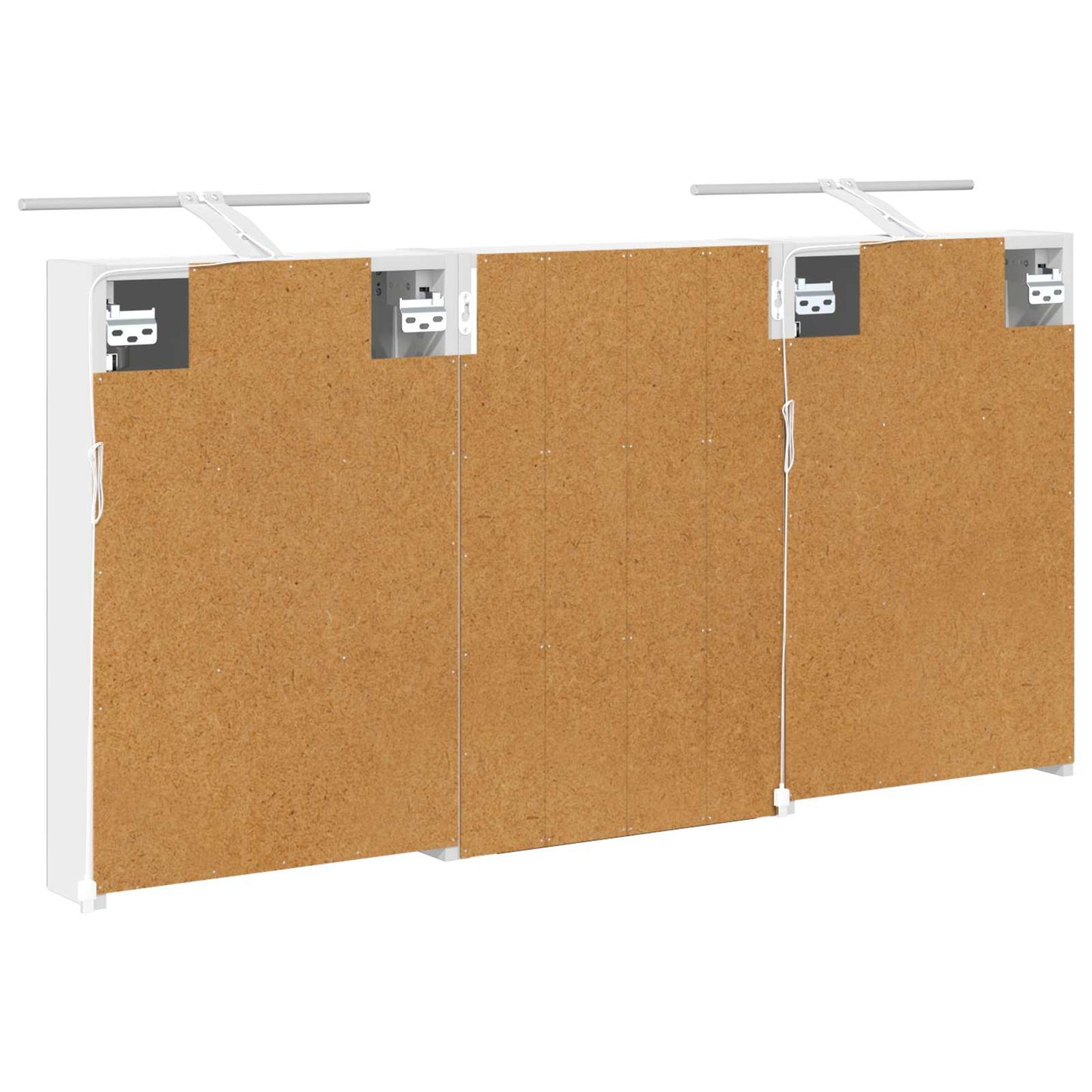 Baderomsskapsett 3 pcs 120 x 10,5 x 60,5 cm Konstruert tre