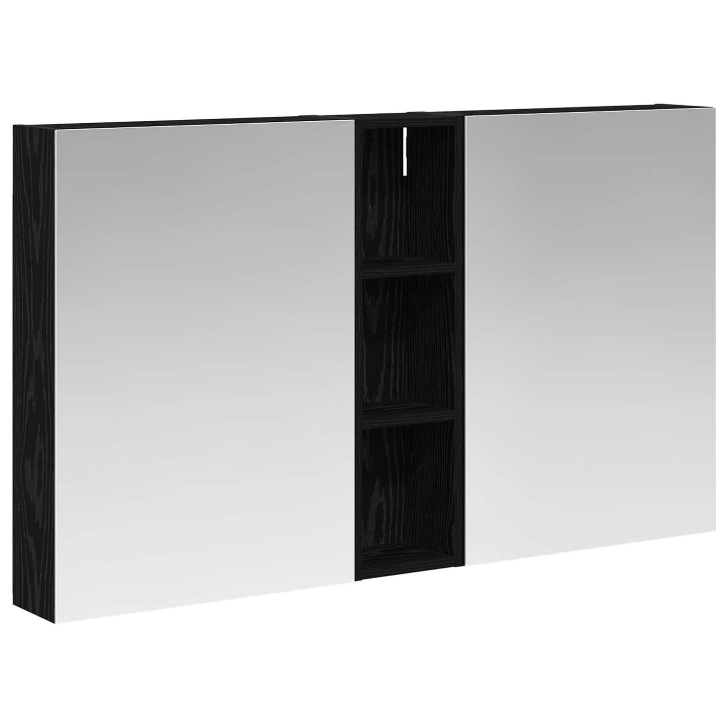 Baderomsskapsett 3 pcs 120 x 14,5 x 70 cm Konstruert tre